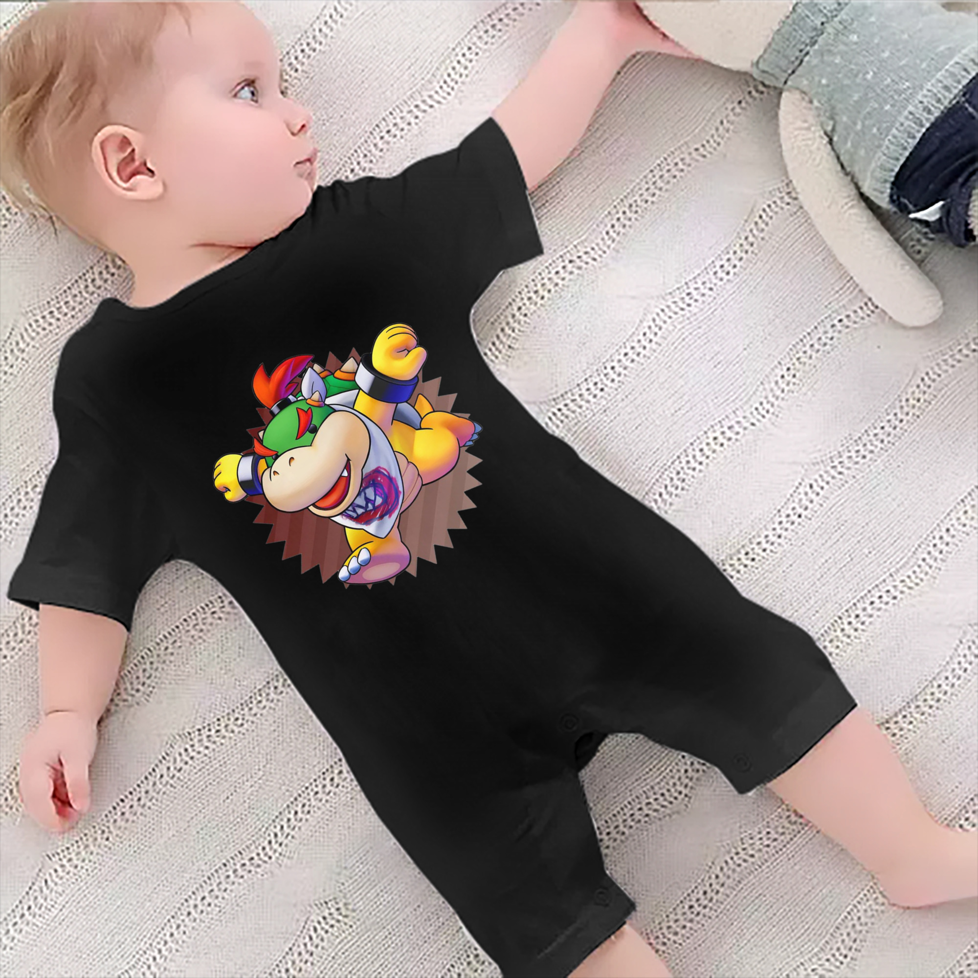 Boy's Nintendo Bowser Jr. cartoon Graphic Tee