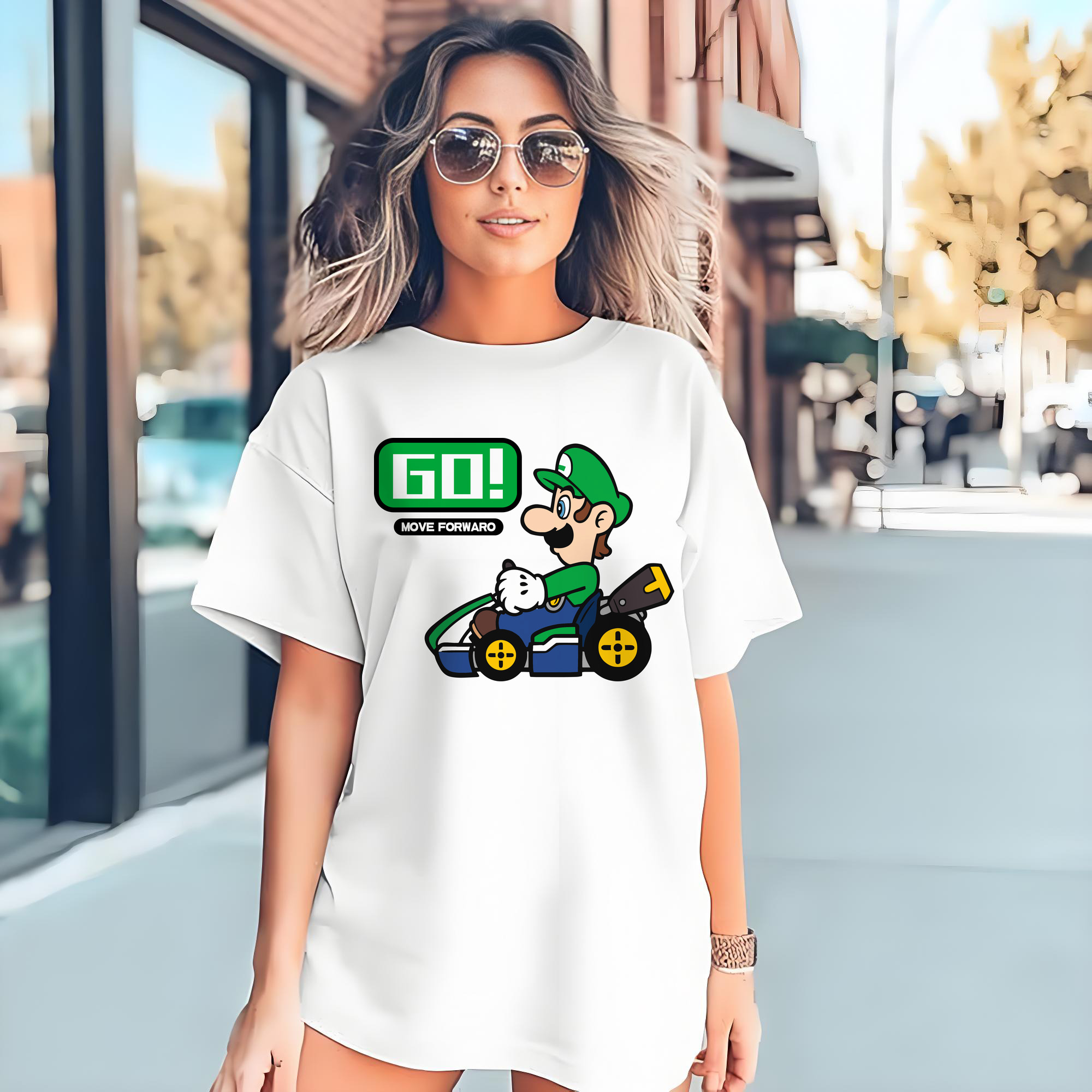Nintendo Luigi 'GO!'kart T-shirt