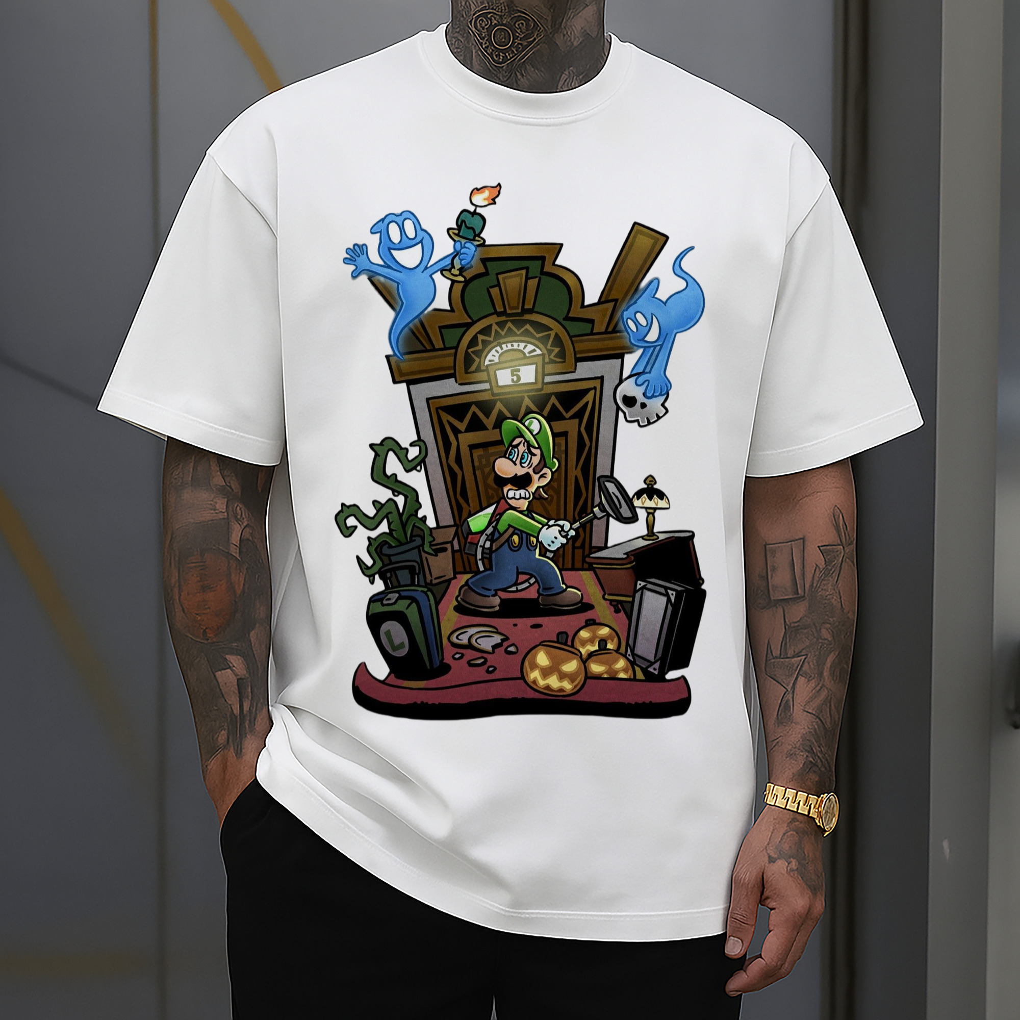 Nintendo Luigi Luigi's Mansion T-shirt