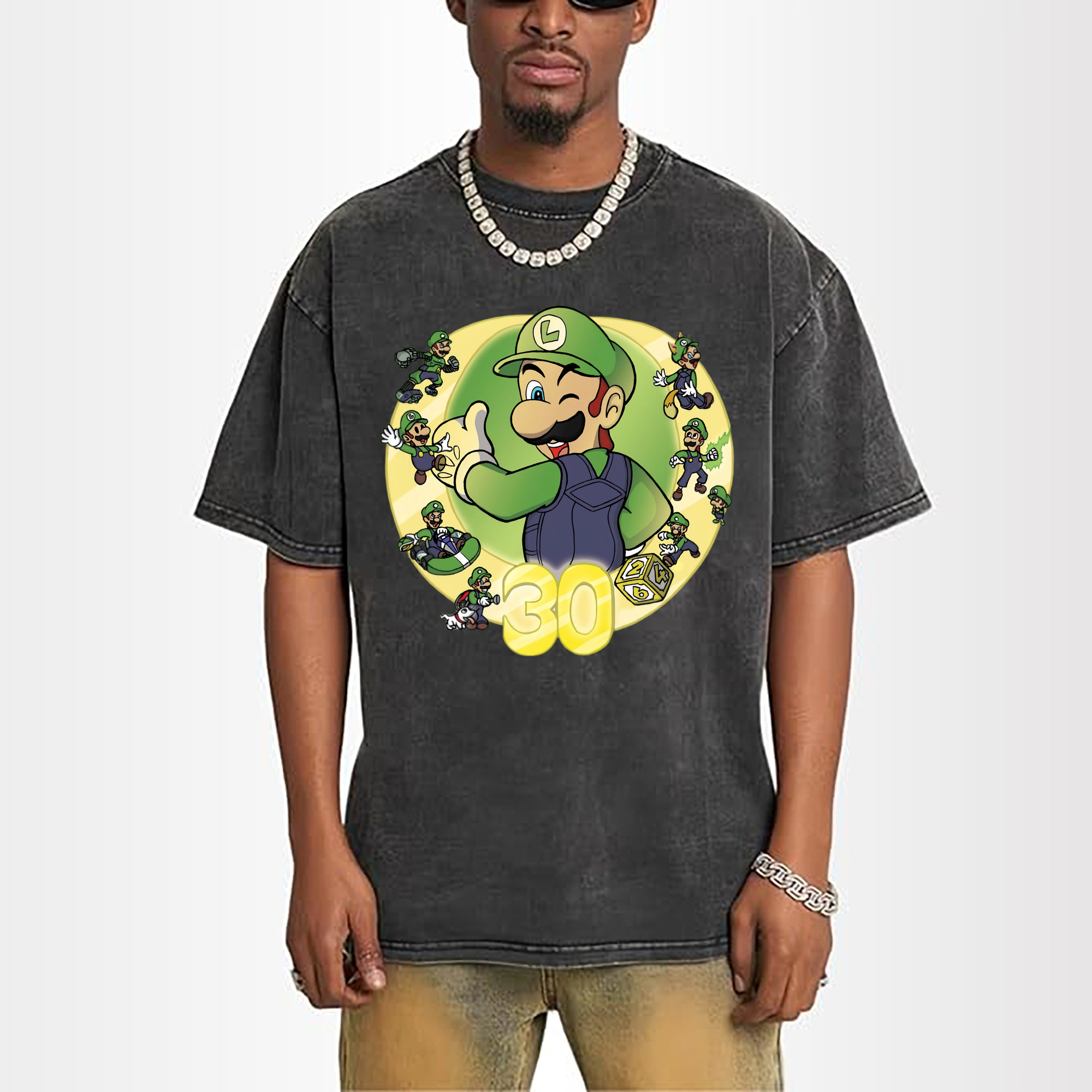 Nintendo Luigi 30th anniversary Graphic Tee