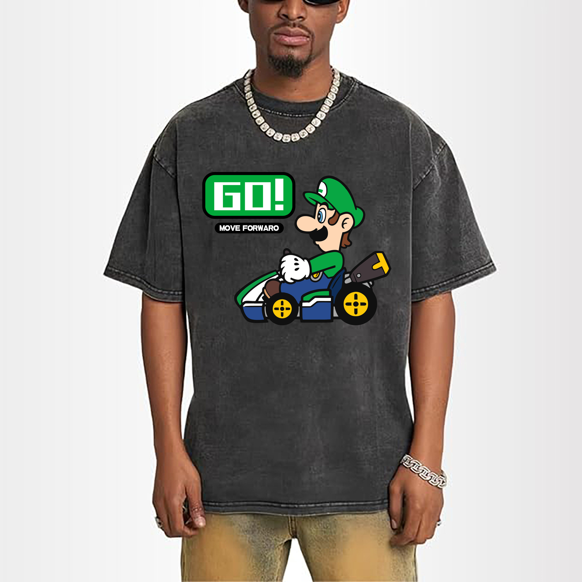 Nintendo Luigi 'GO!'kart T-shirt
