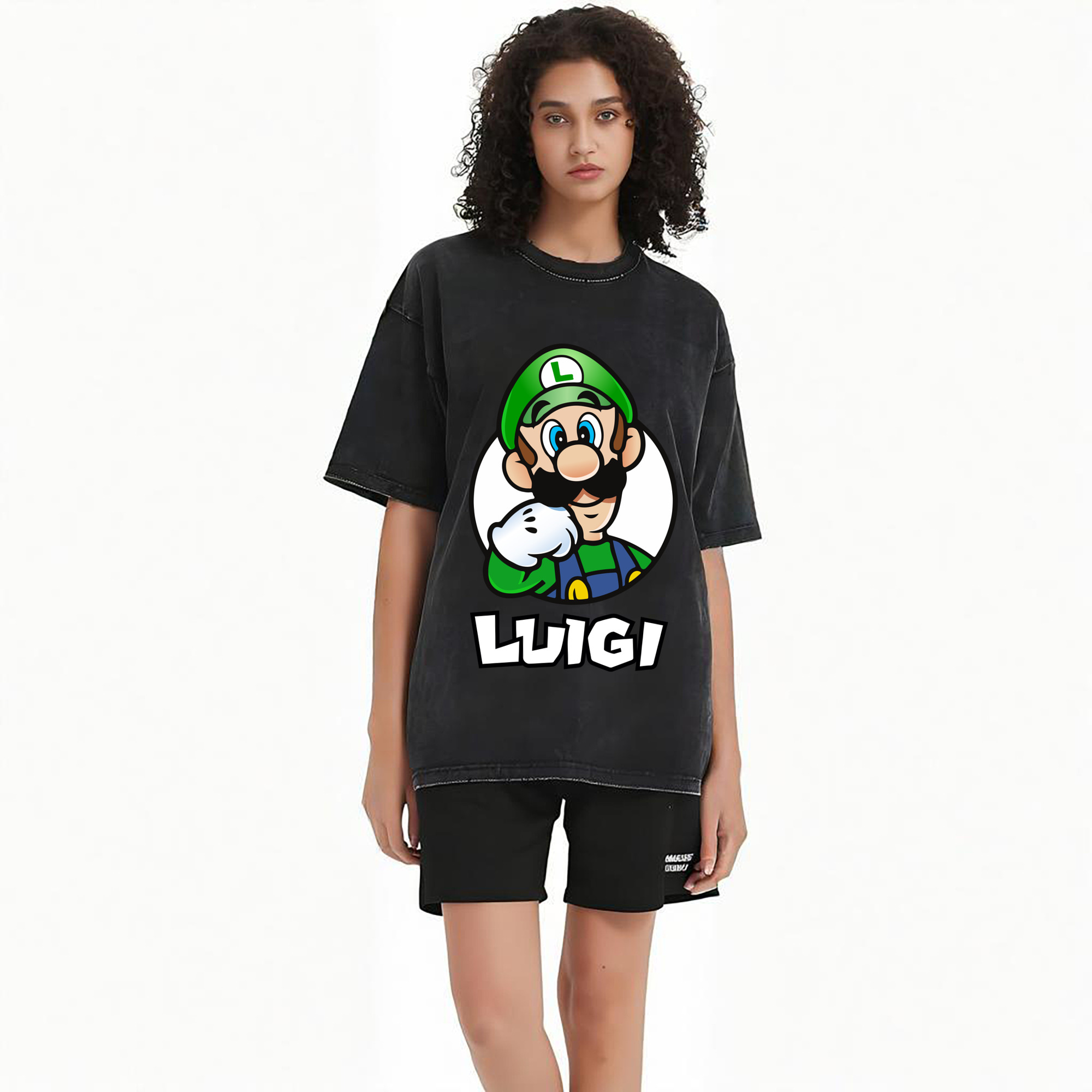 Nintendo Luigi 'Smiling gaze' Graphic Tee