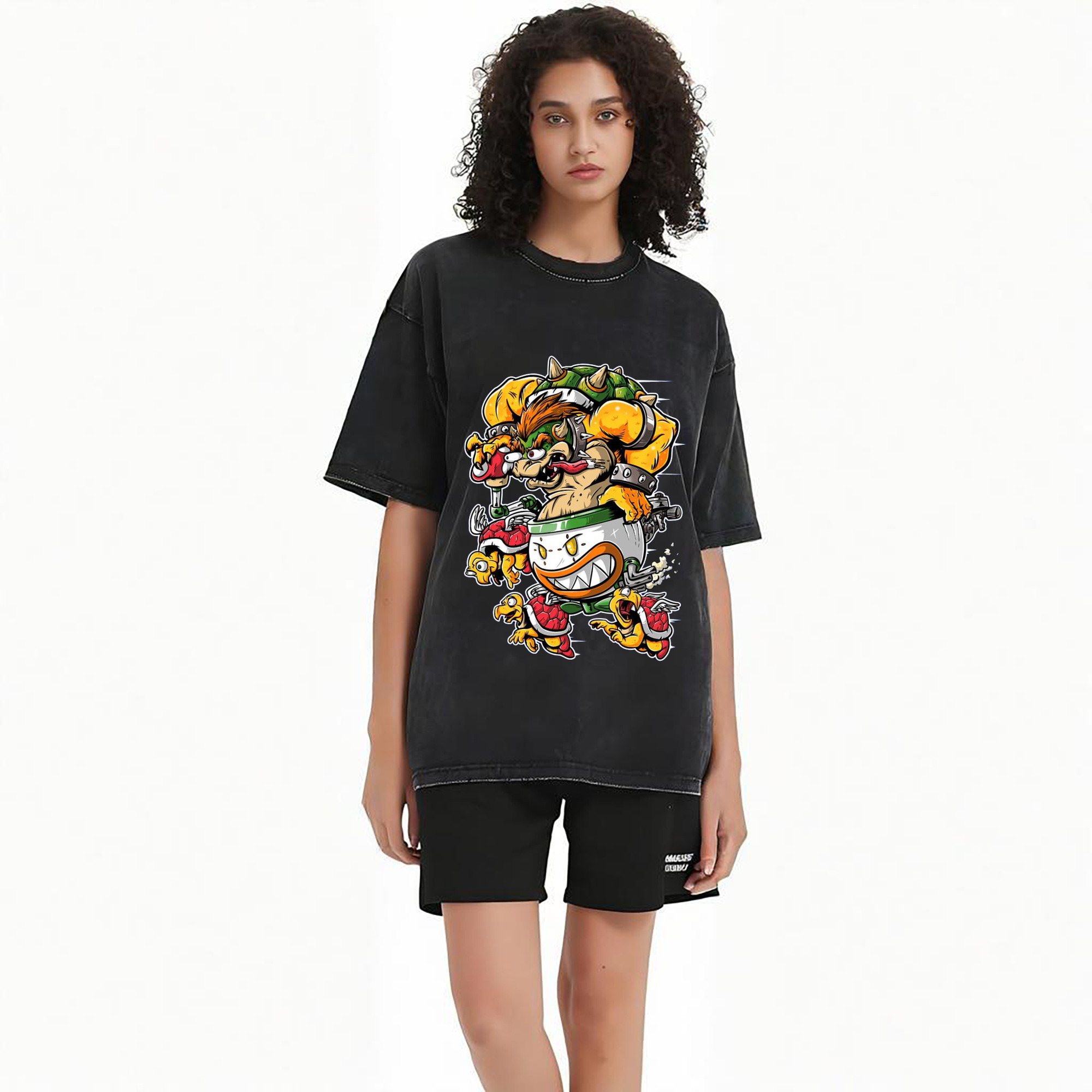 Bowser King Koopa Comic style Graphic T-Shirt