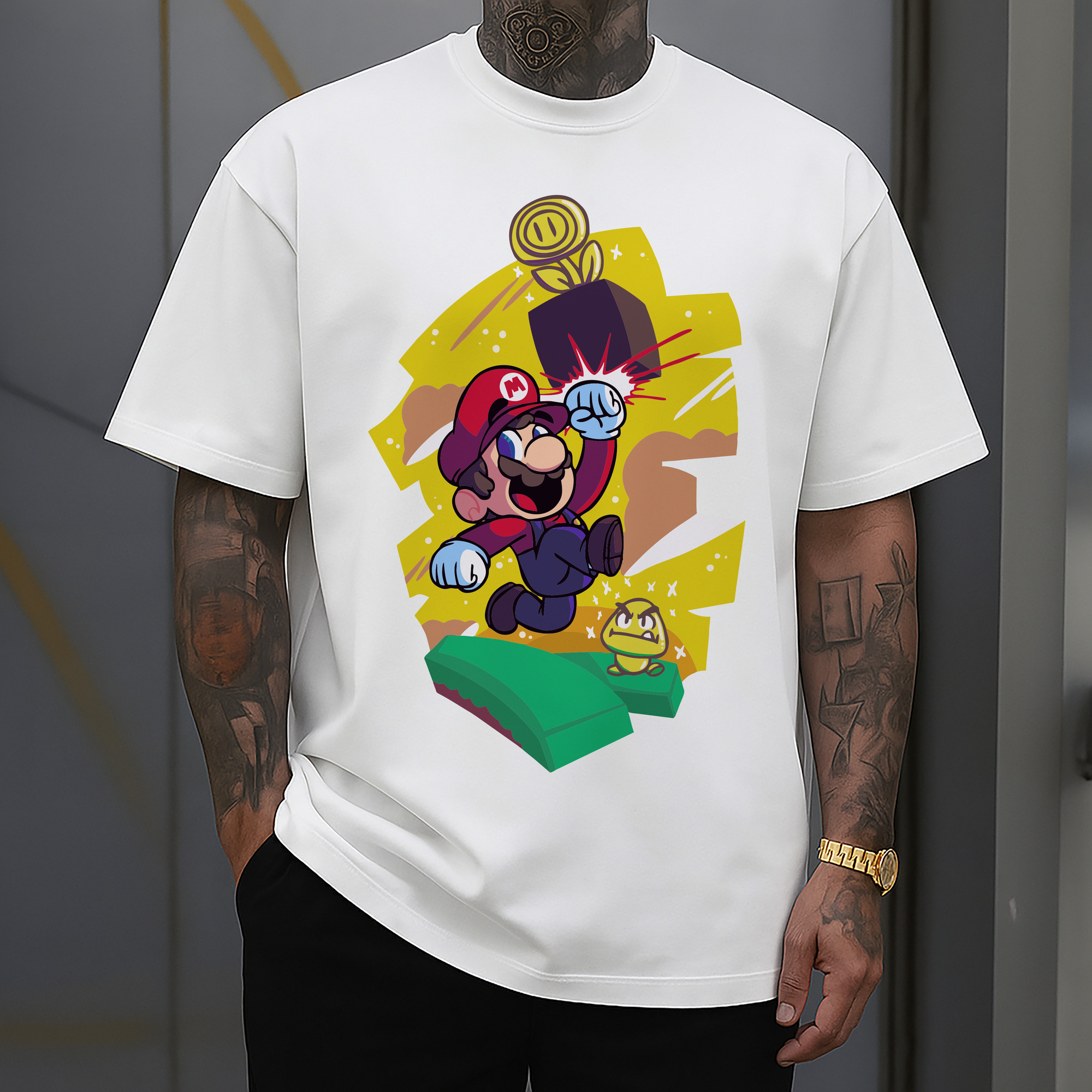 Nintendo Super Mario Blessing of the trophy t-shirt