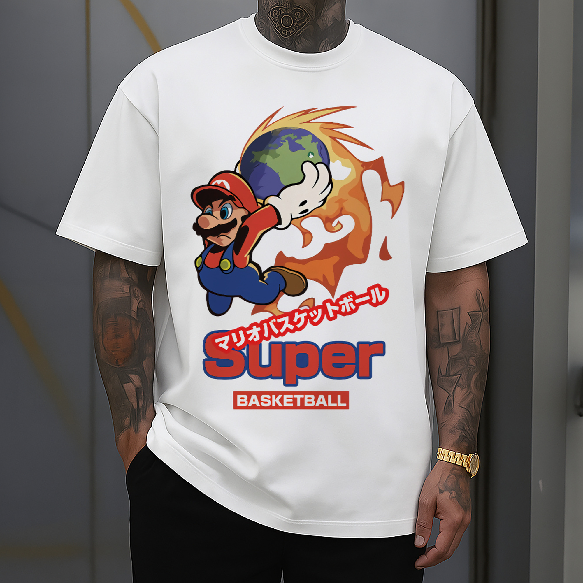 Nintendo Super Slam Dunk tee
