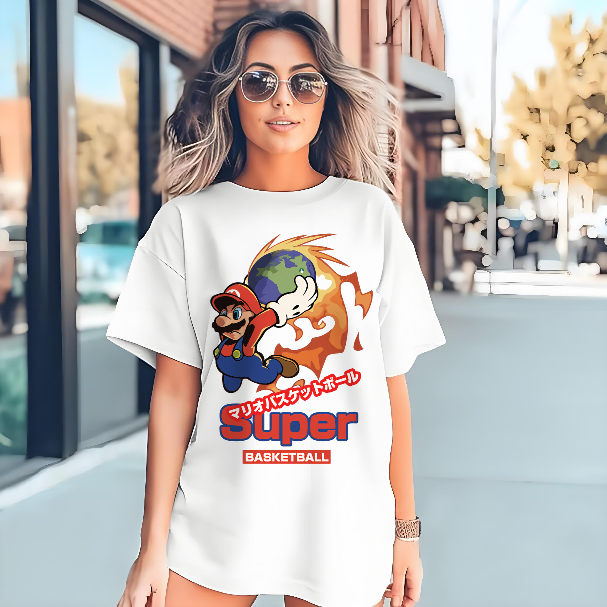 Nintendo Super Slam Dunk tee
