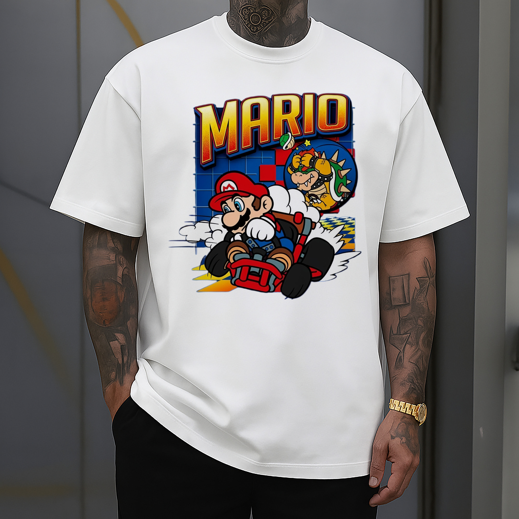 Super Mario &#039;Beat Bowser Koopa &#039;kart T-shirt