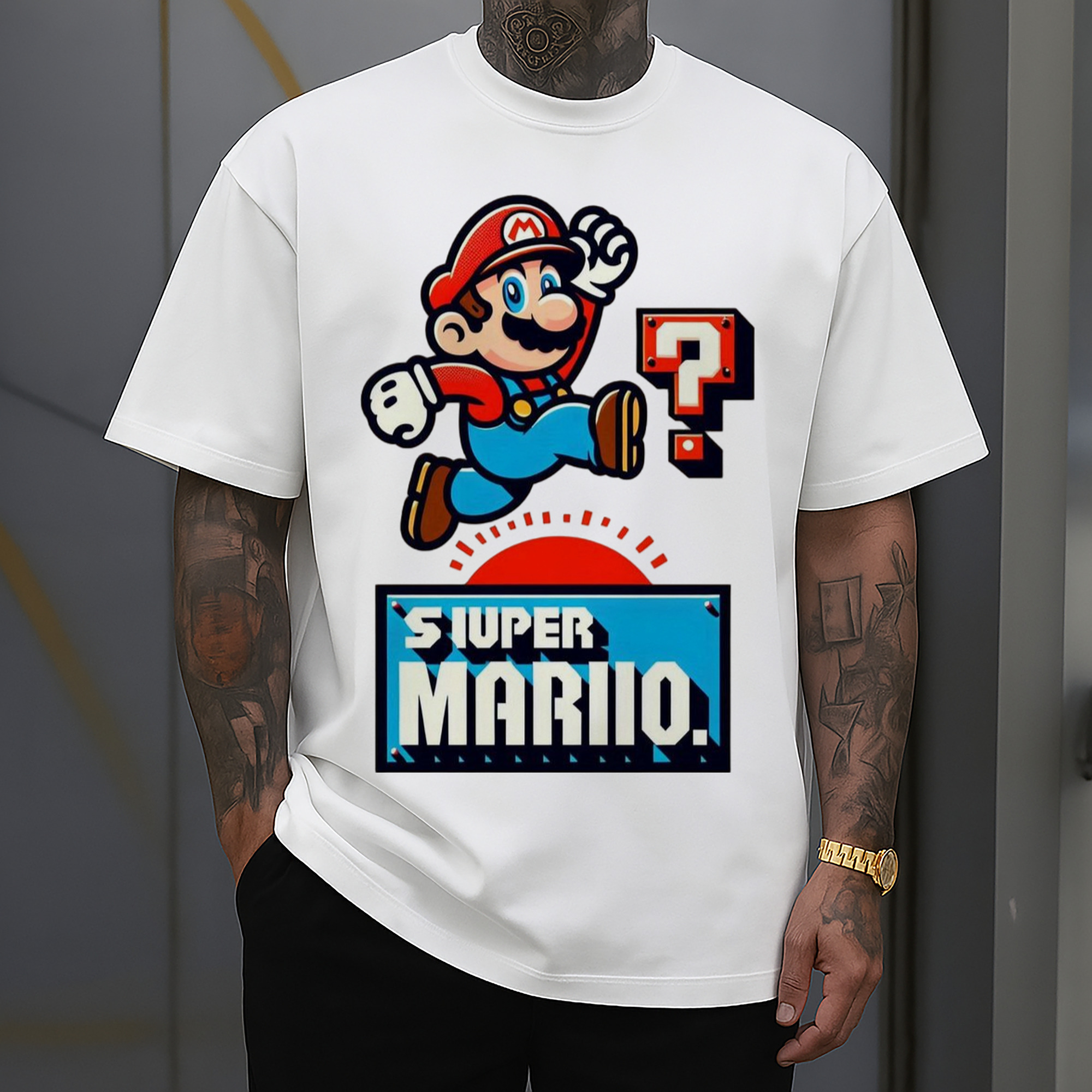 Super Mario 'jumping' T-shirt