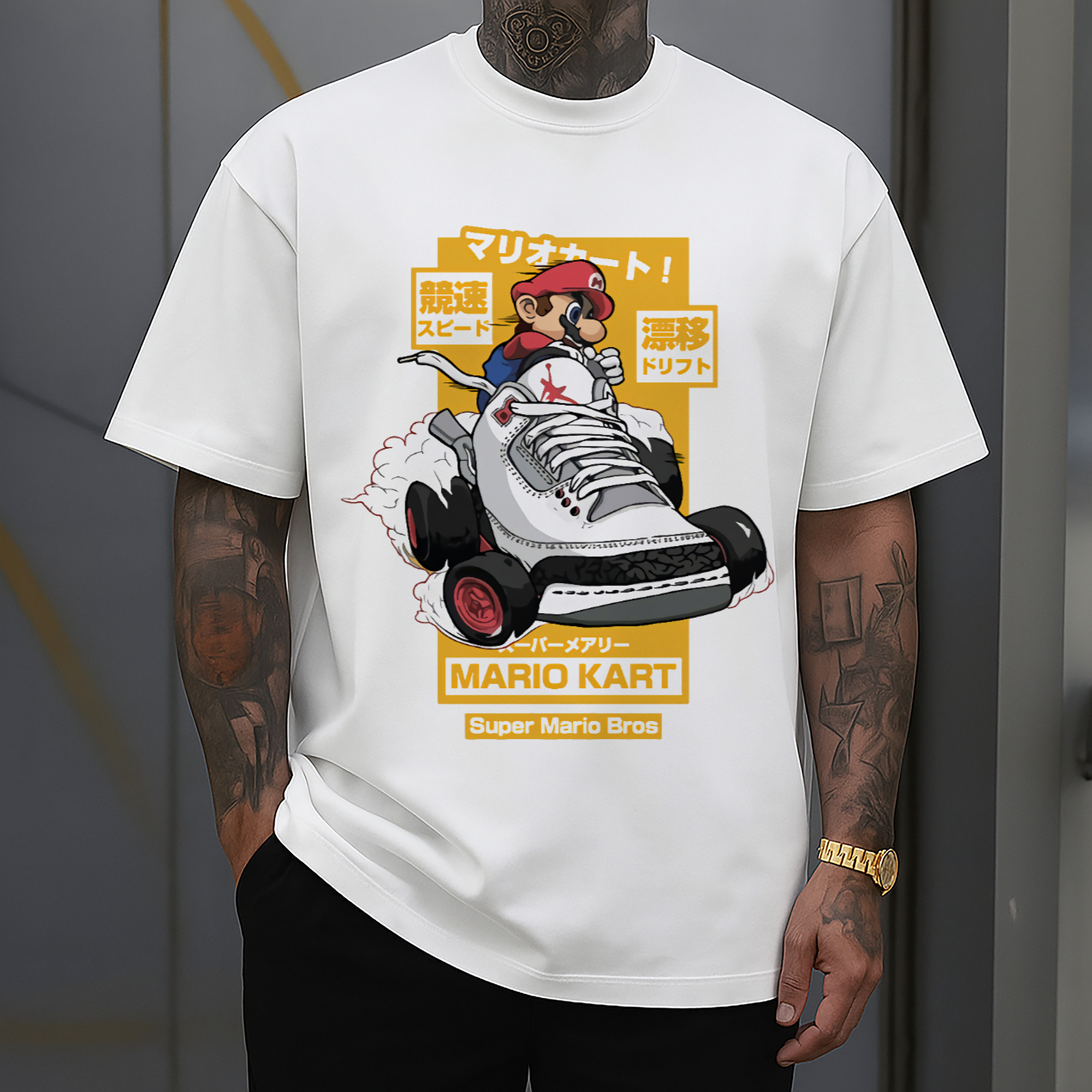 Super Mario 'Shoe car' kart Shirts