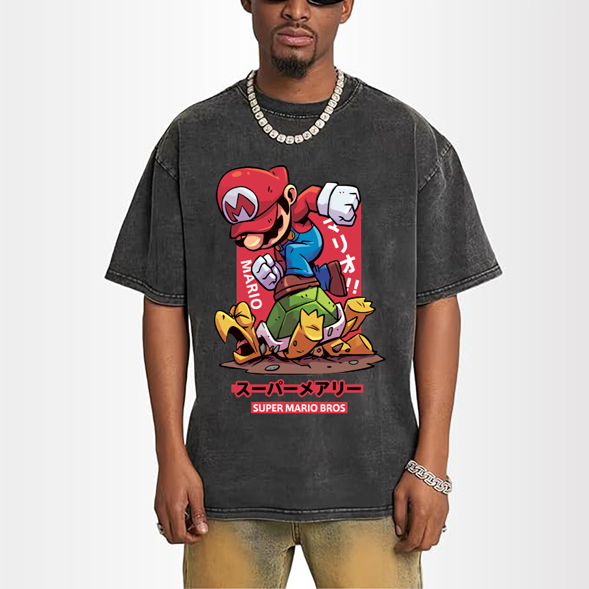 Super Mario 'Stamp Koopa' Cartoon Art T-shirt