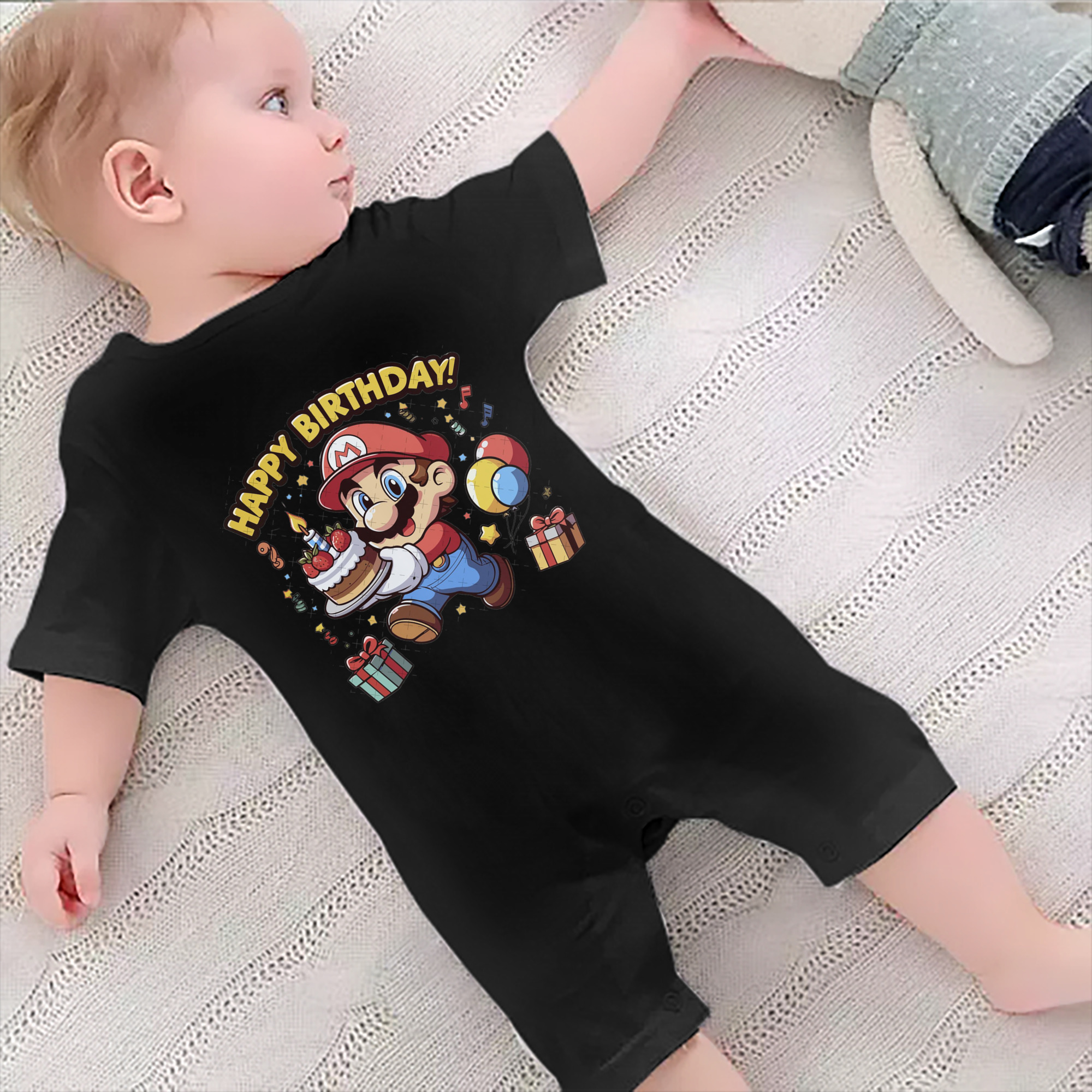 Mario Birthday T Shirt