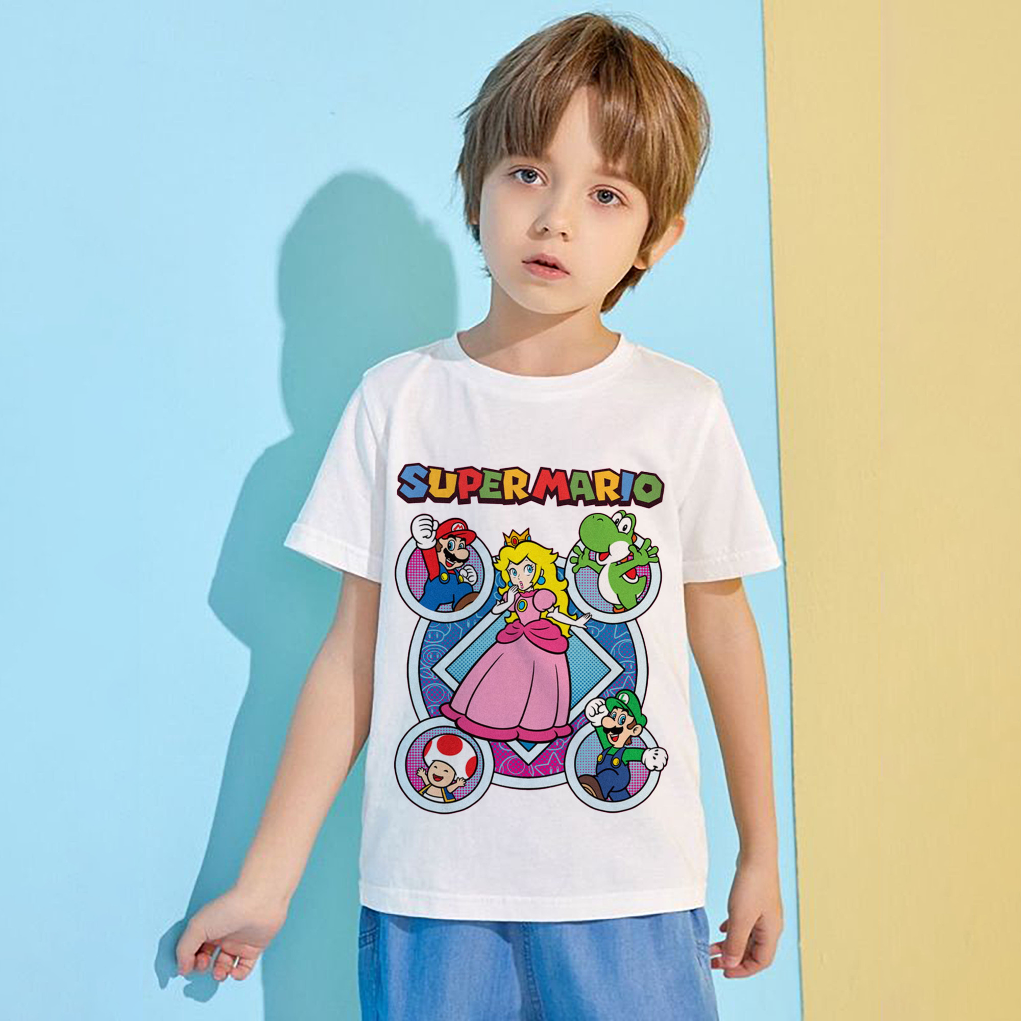 Nintendo princess peach and she's friends t shirts