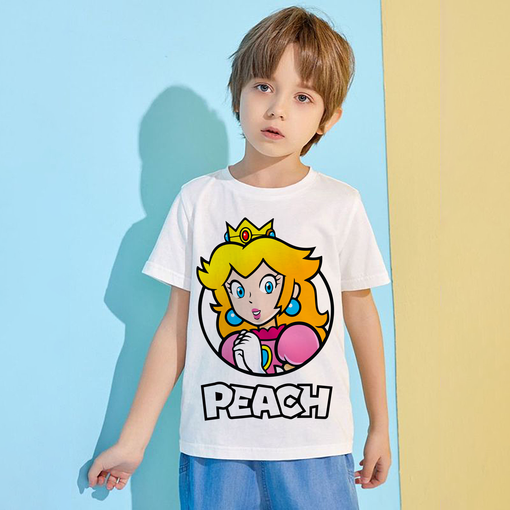 Nintendo princess peach profile t-shirt