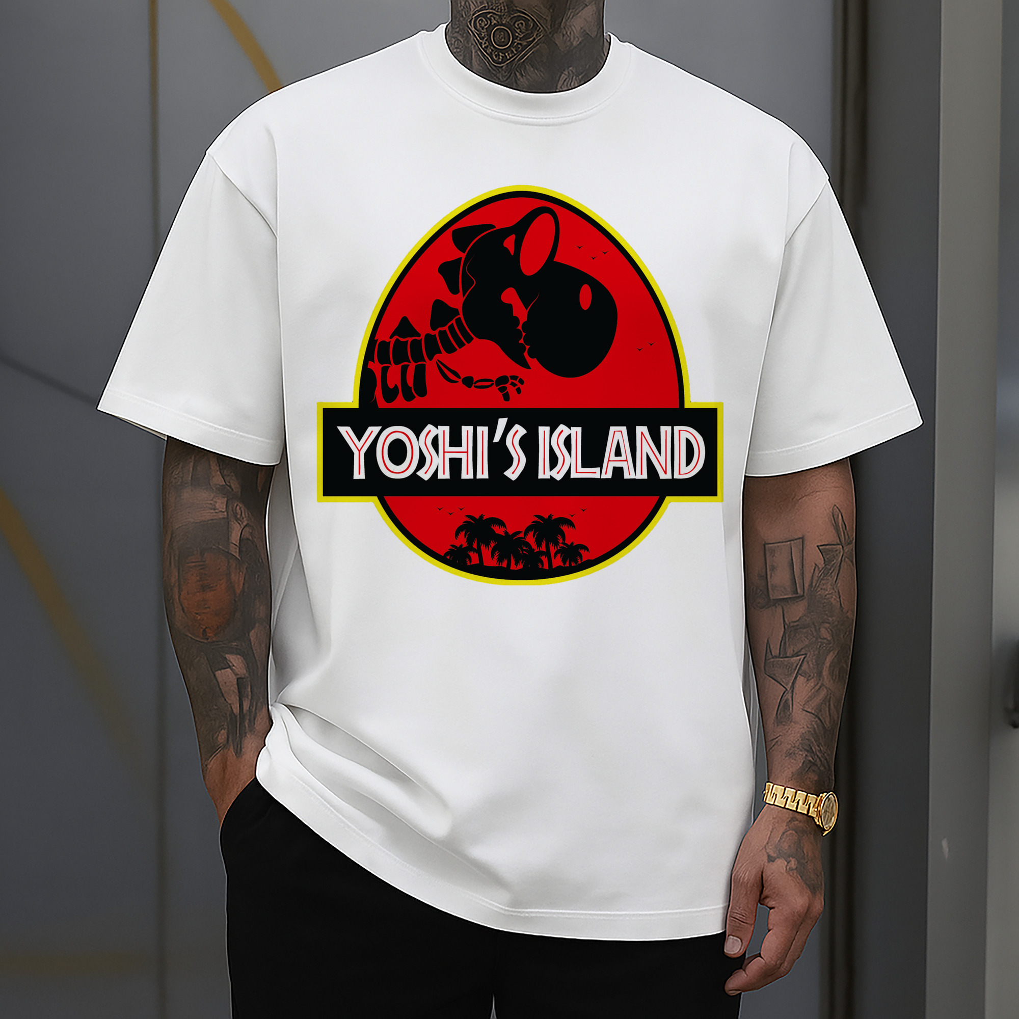 Super Mario Yoshi Bland Graphic t-shirt