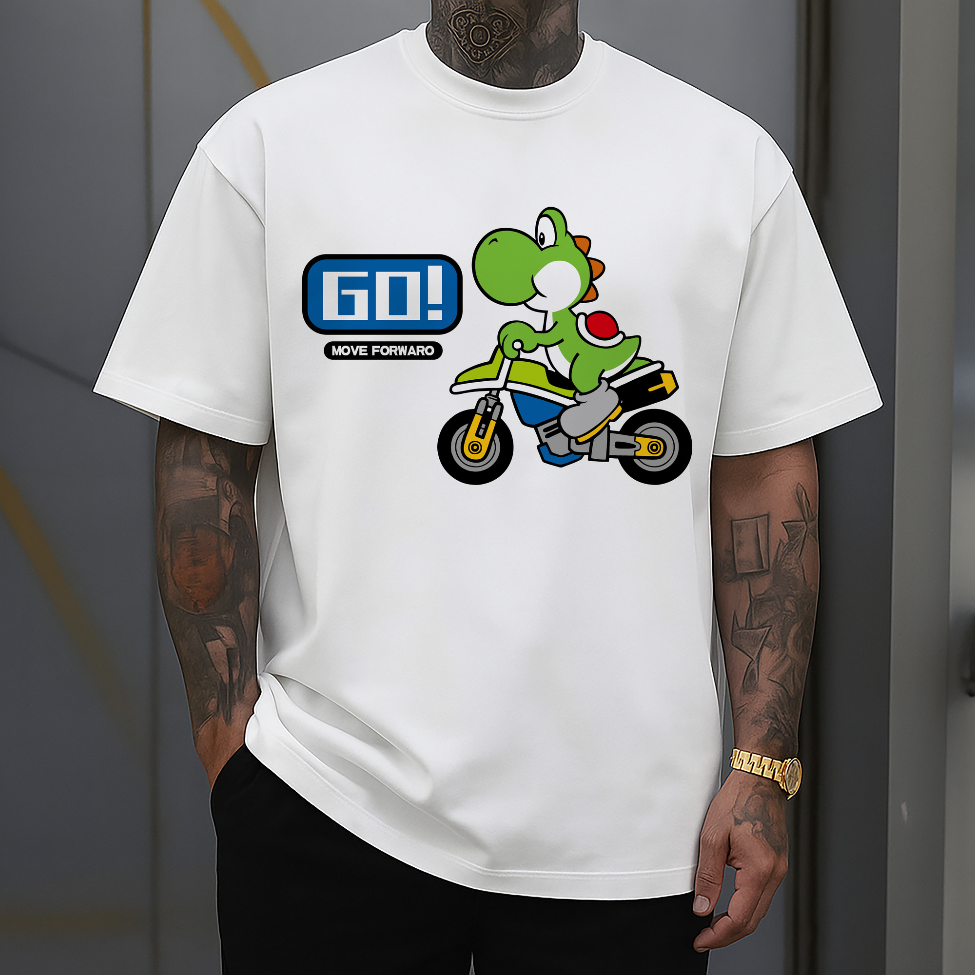 Super Mario Yoshi 'GO!'kart T-shirt