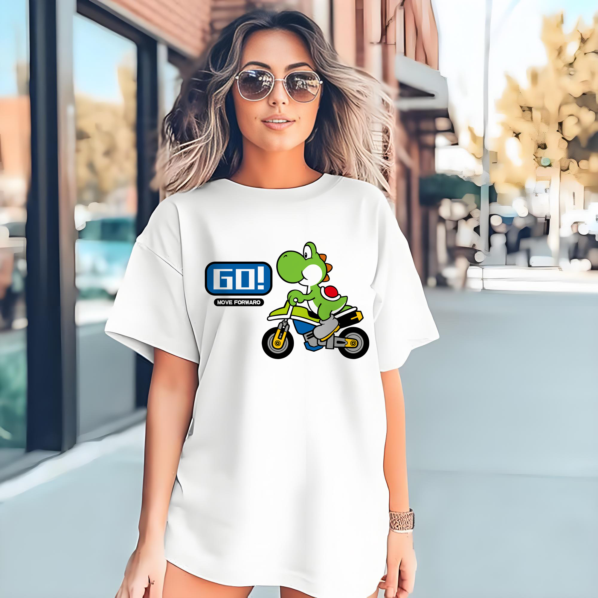 Super Mario Yoshi 'GO!'kart T-shirt