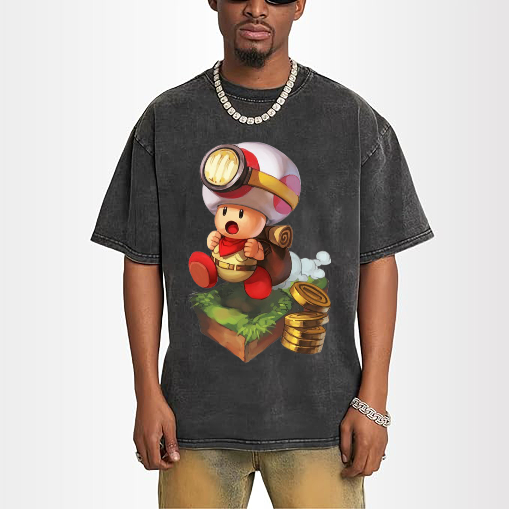 Nintendo Red 'find cion' Toad Shirt