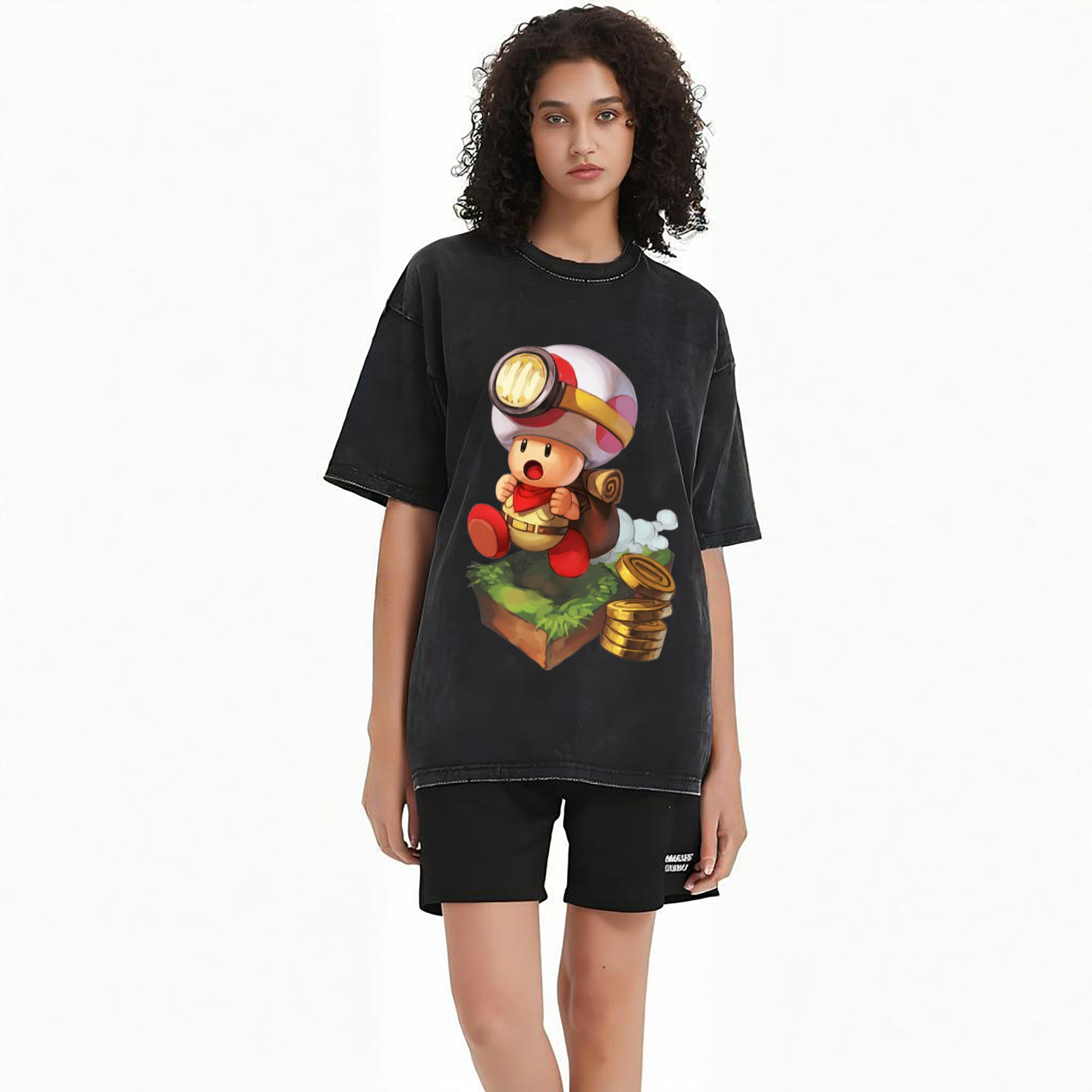 Nintendo Red 'find cion' Toad Shirt