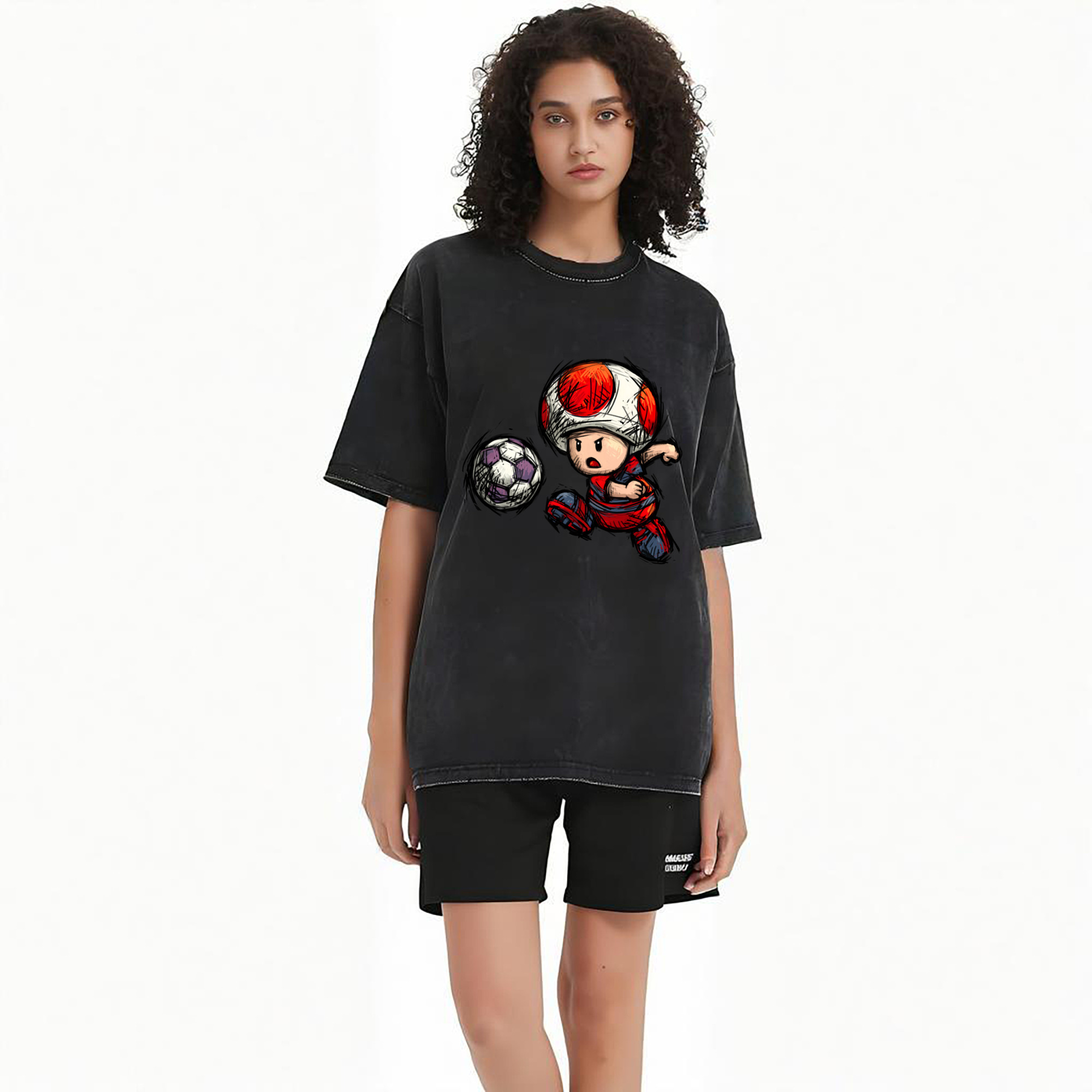 Nintendo Red 'pass football' Toad Shirt