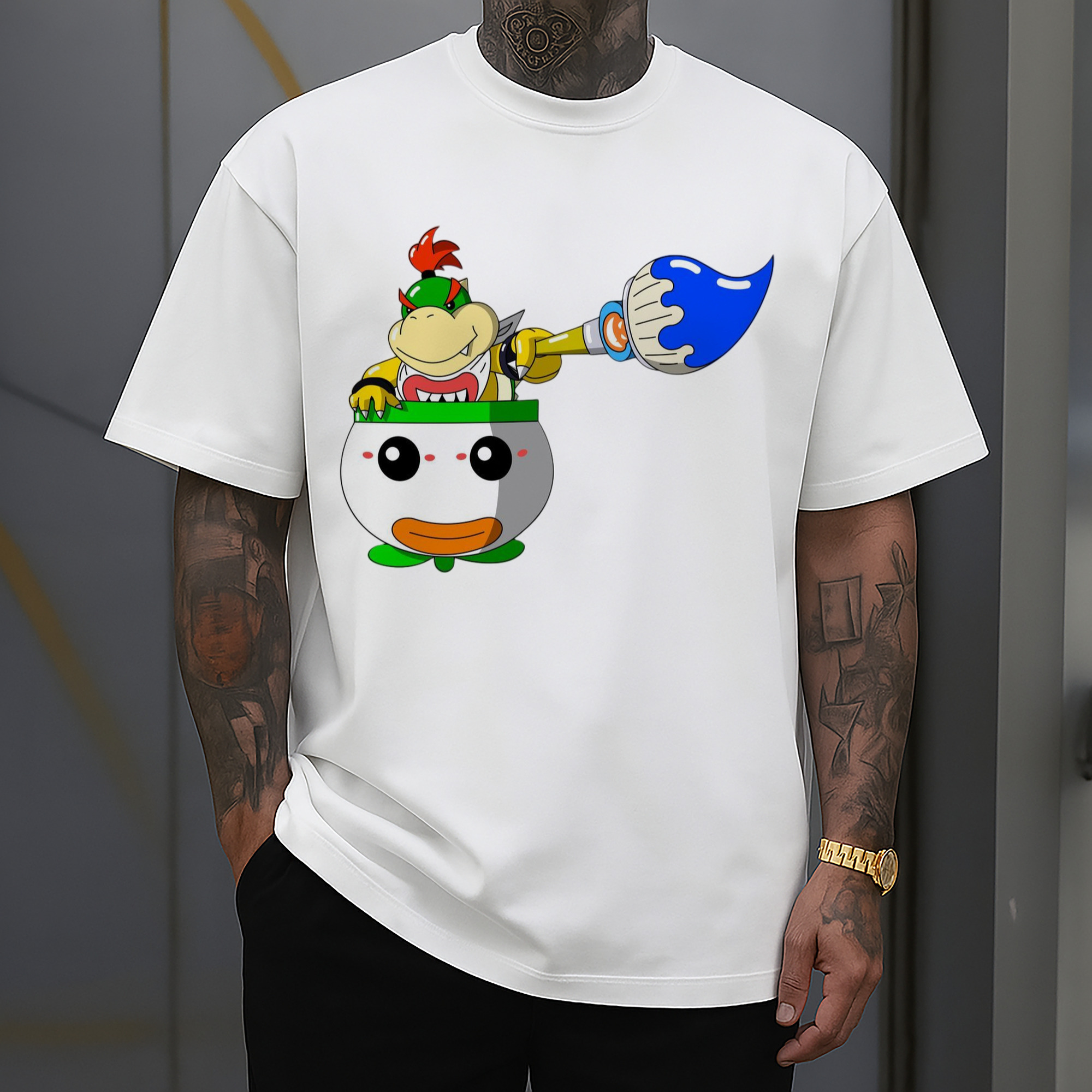 Boy's Nintendo Bowser Jr. cartoon t-shirt
