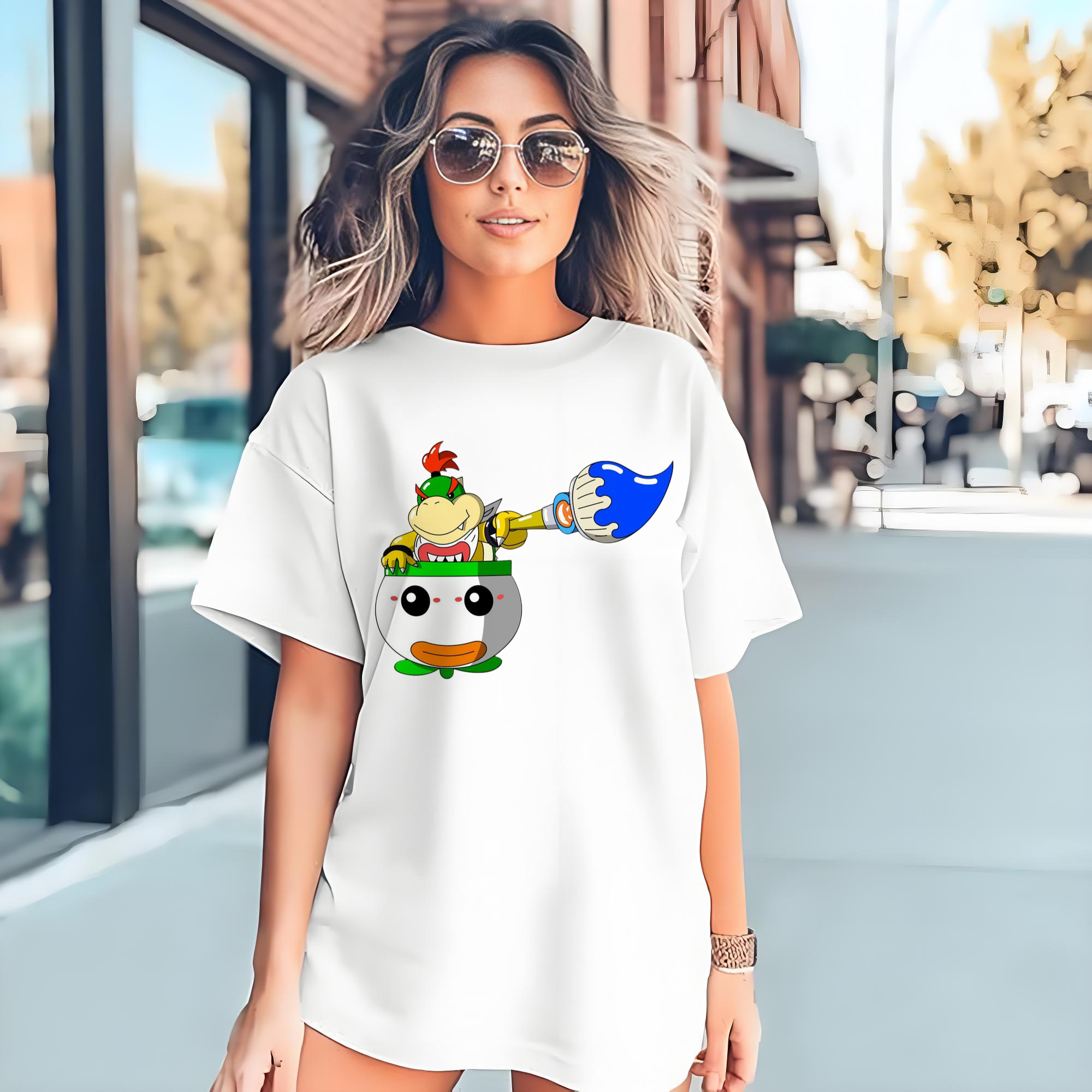 Boy's Nintendo Bowser Jr. cartoon t-shirt
