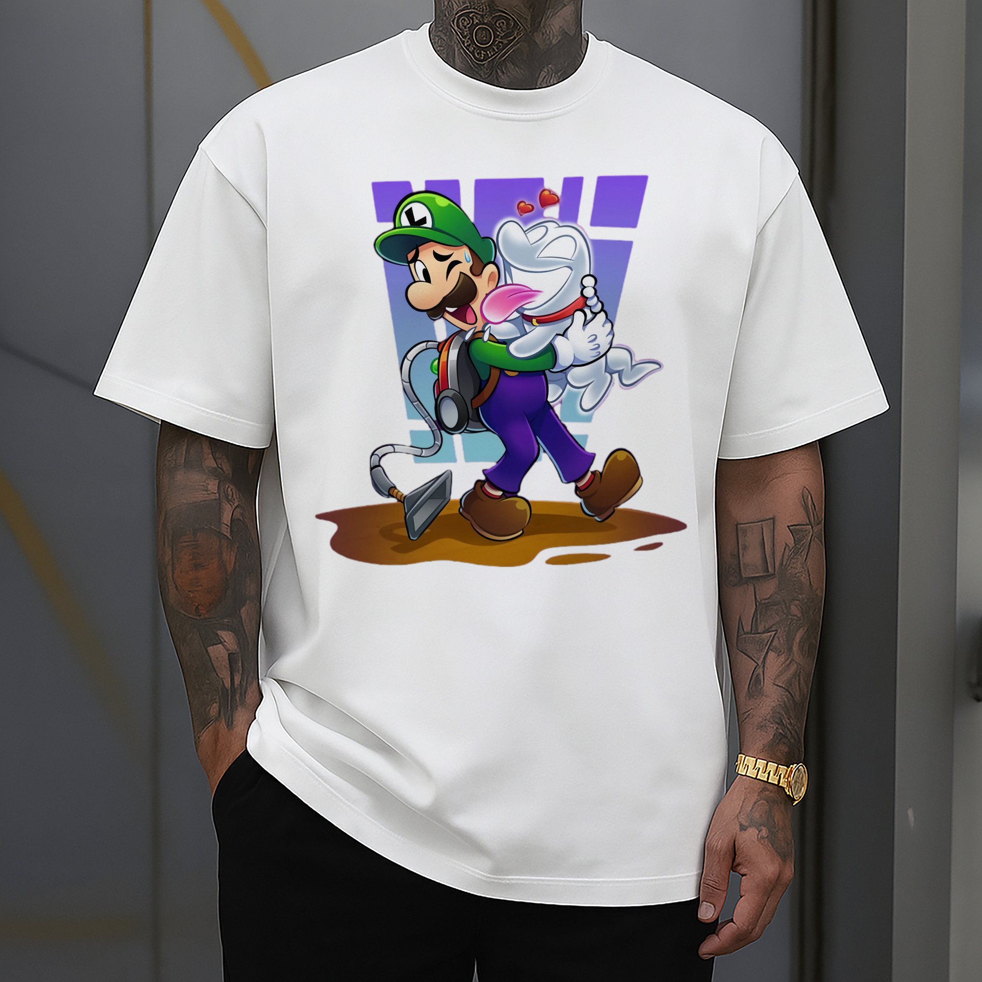 Nintendo Luigi Luigi&#039;s and Polterpup Mansion T-ee