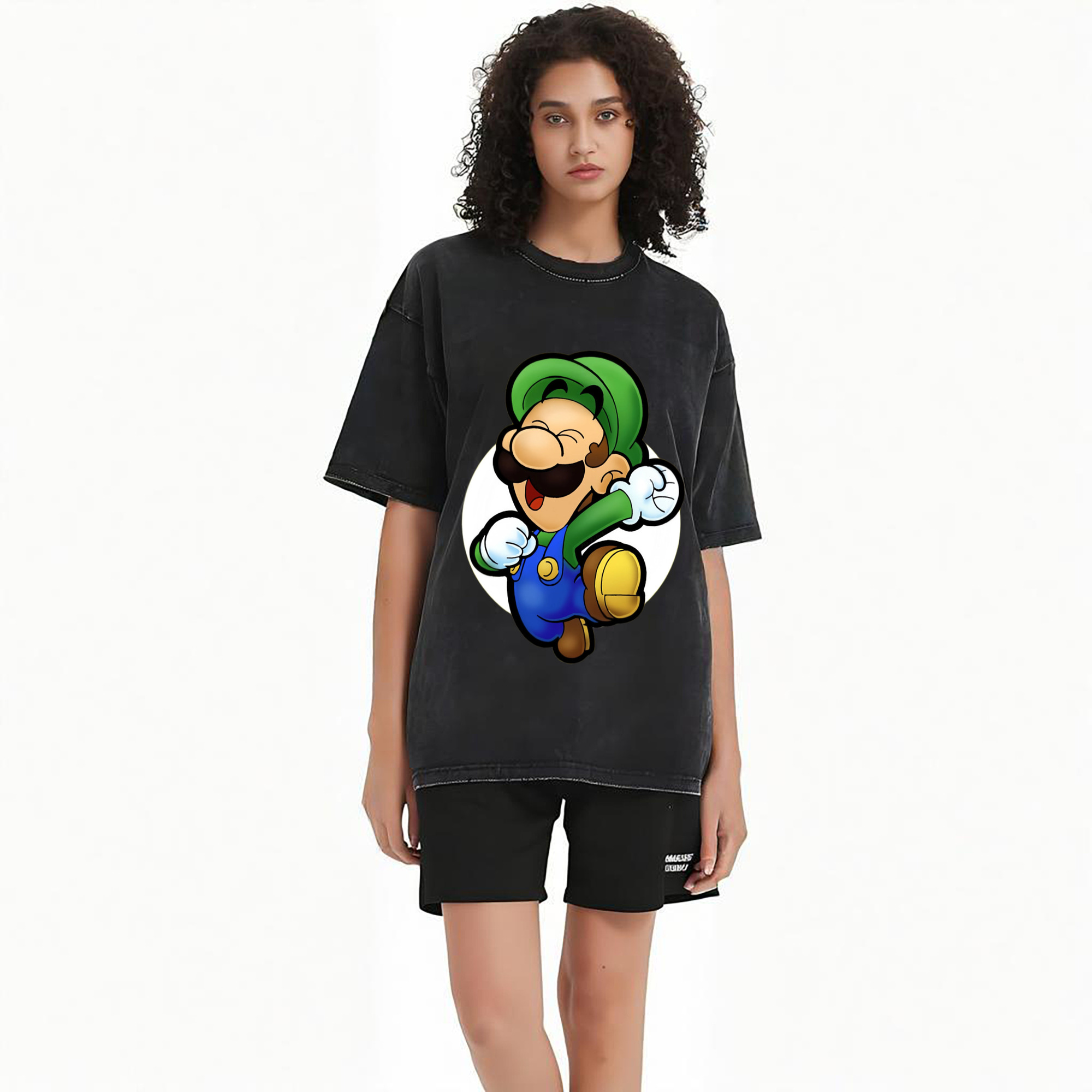 Nintendo luigi happy t shirts