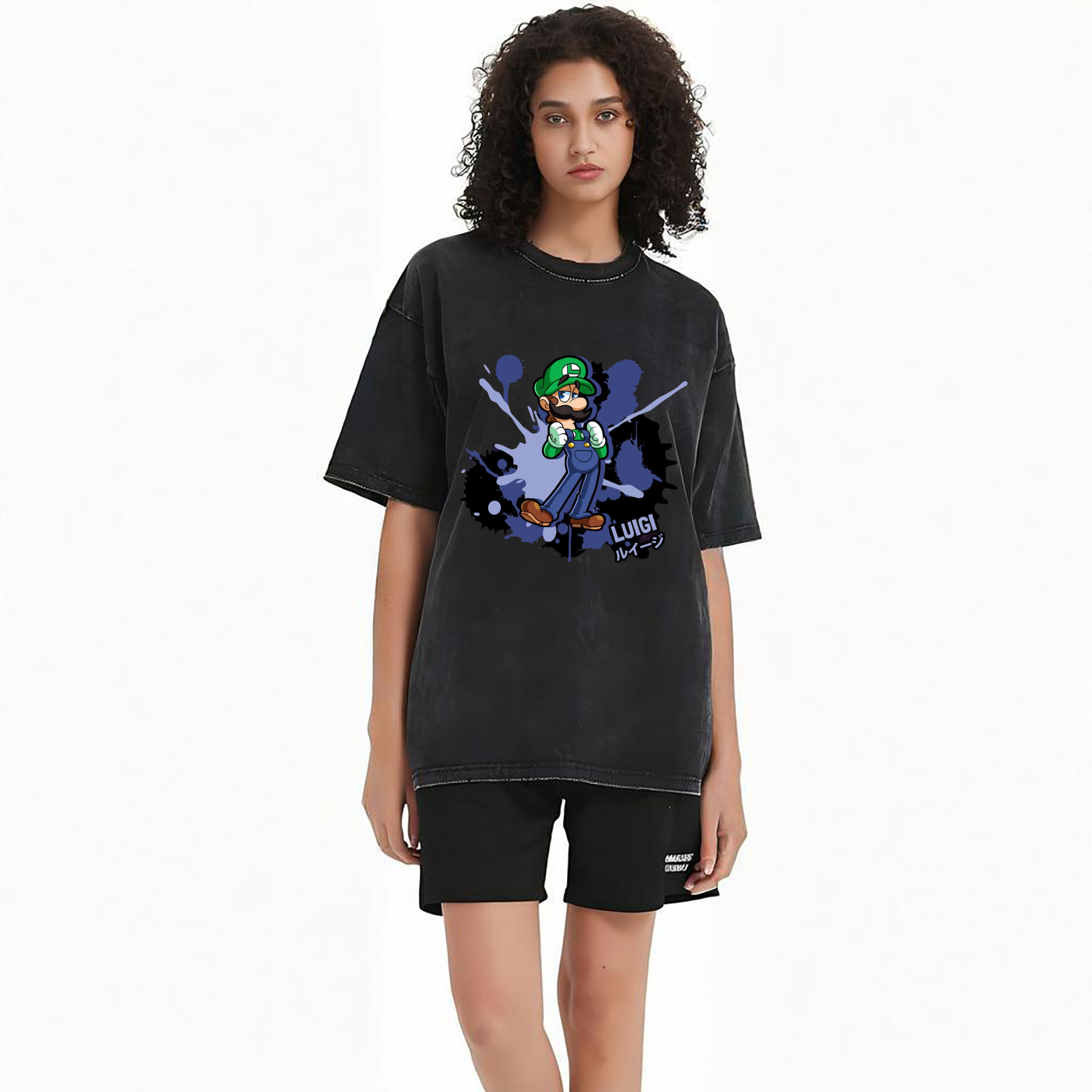 Nintendo Luigi  painting Graphic Tee