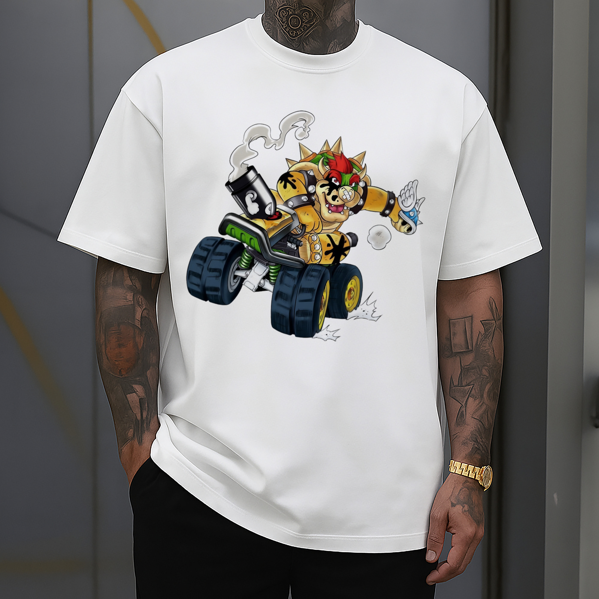 Nintendo King Koopa and kart T-shirt