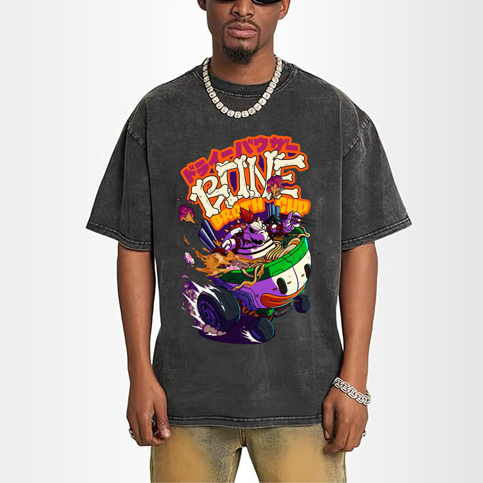 Bowser King Koopa Comic style Graphic Tee