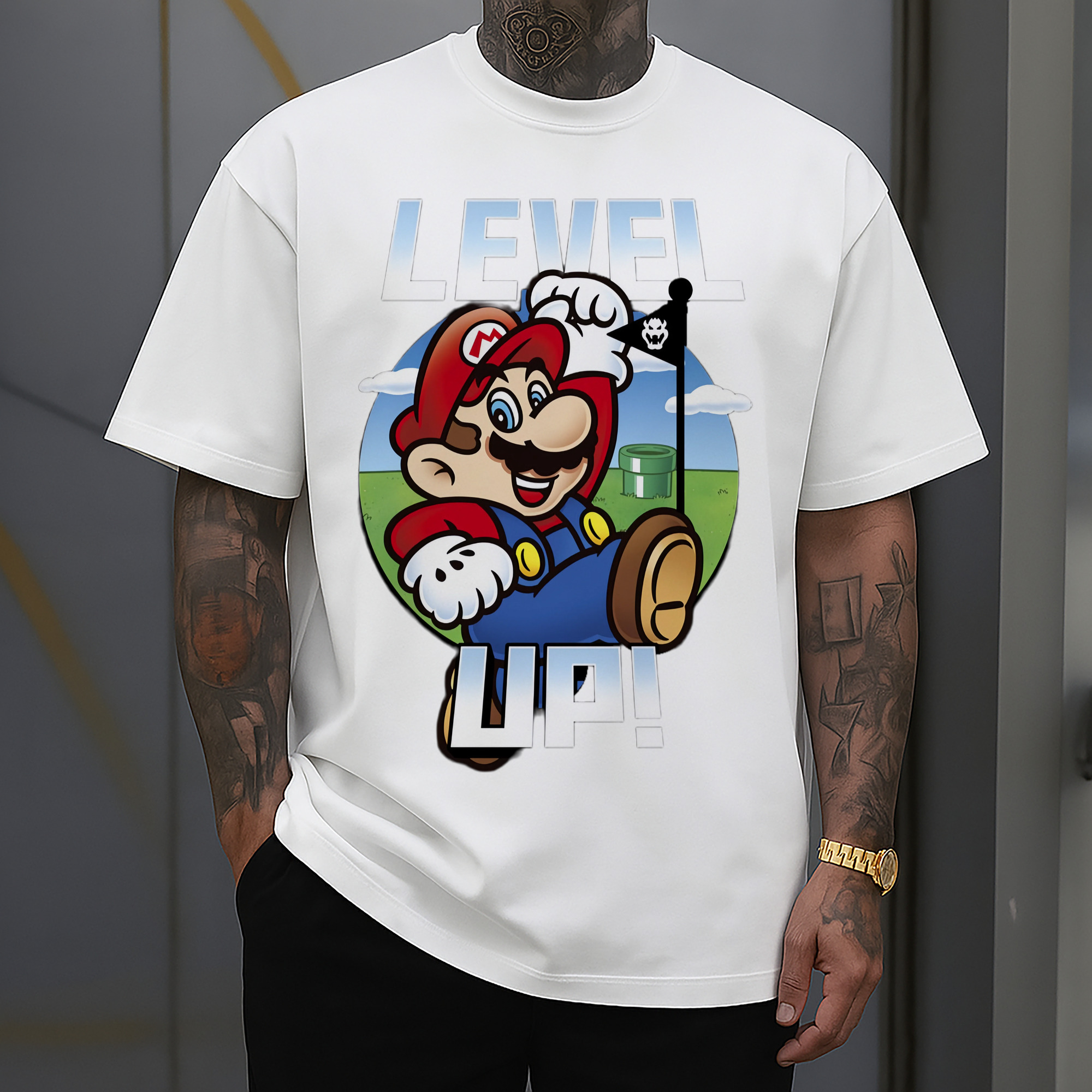 Super Mario level up T-shirt