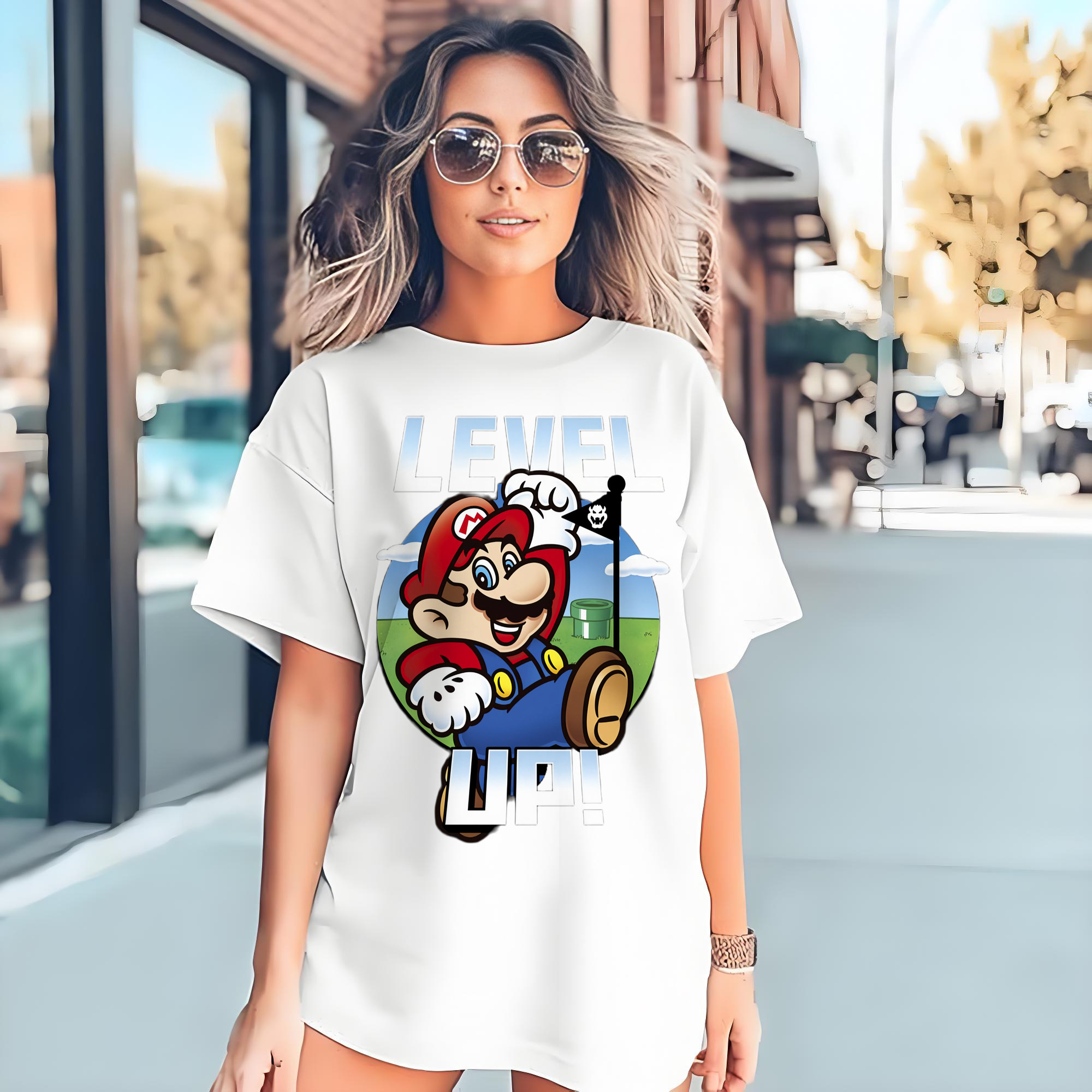 Super Mario level up T-shirt