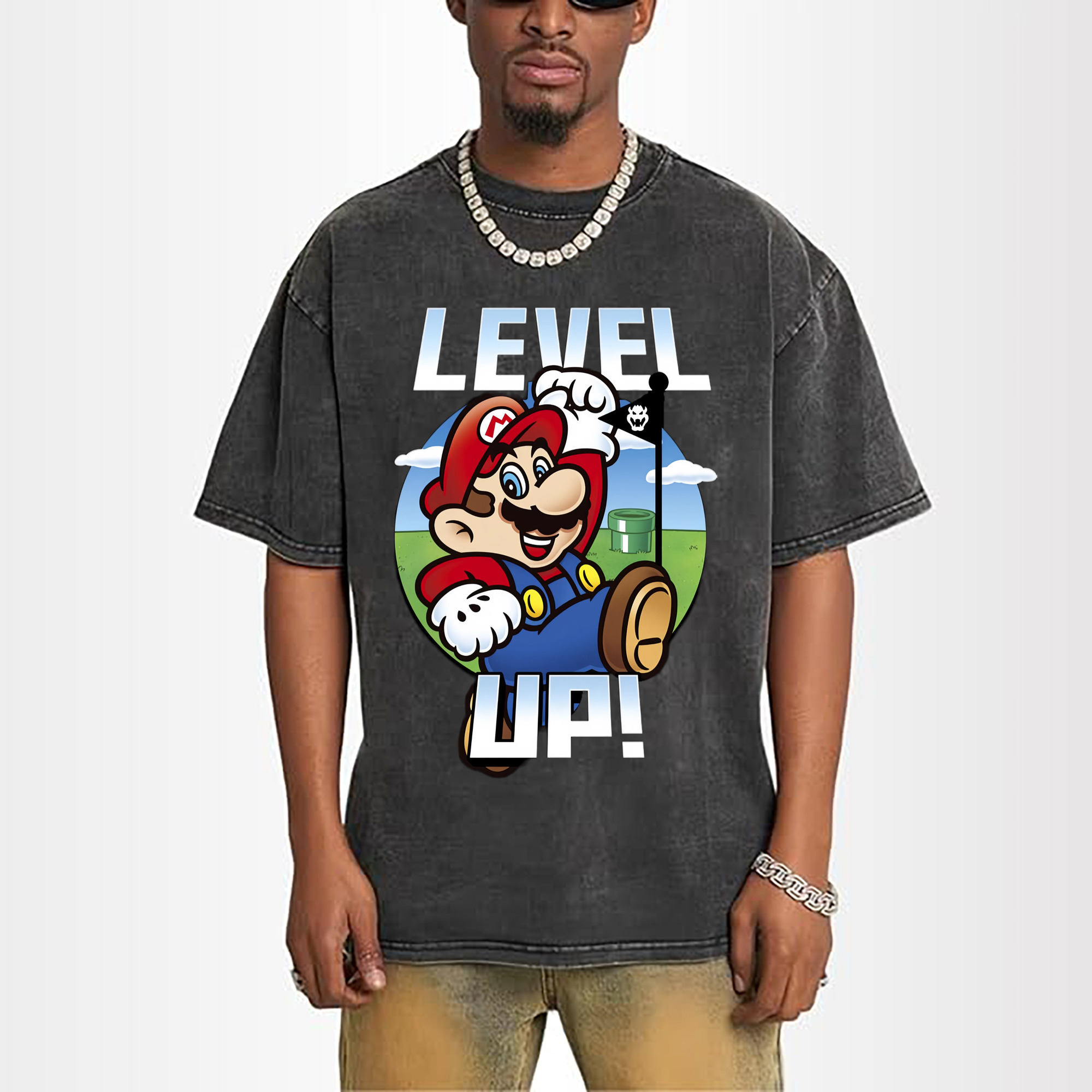 Super Mario level up T-shirt