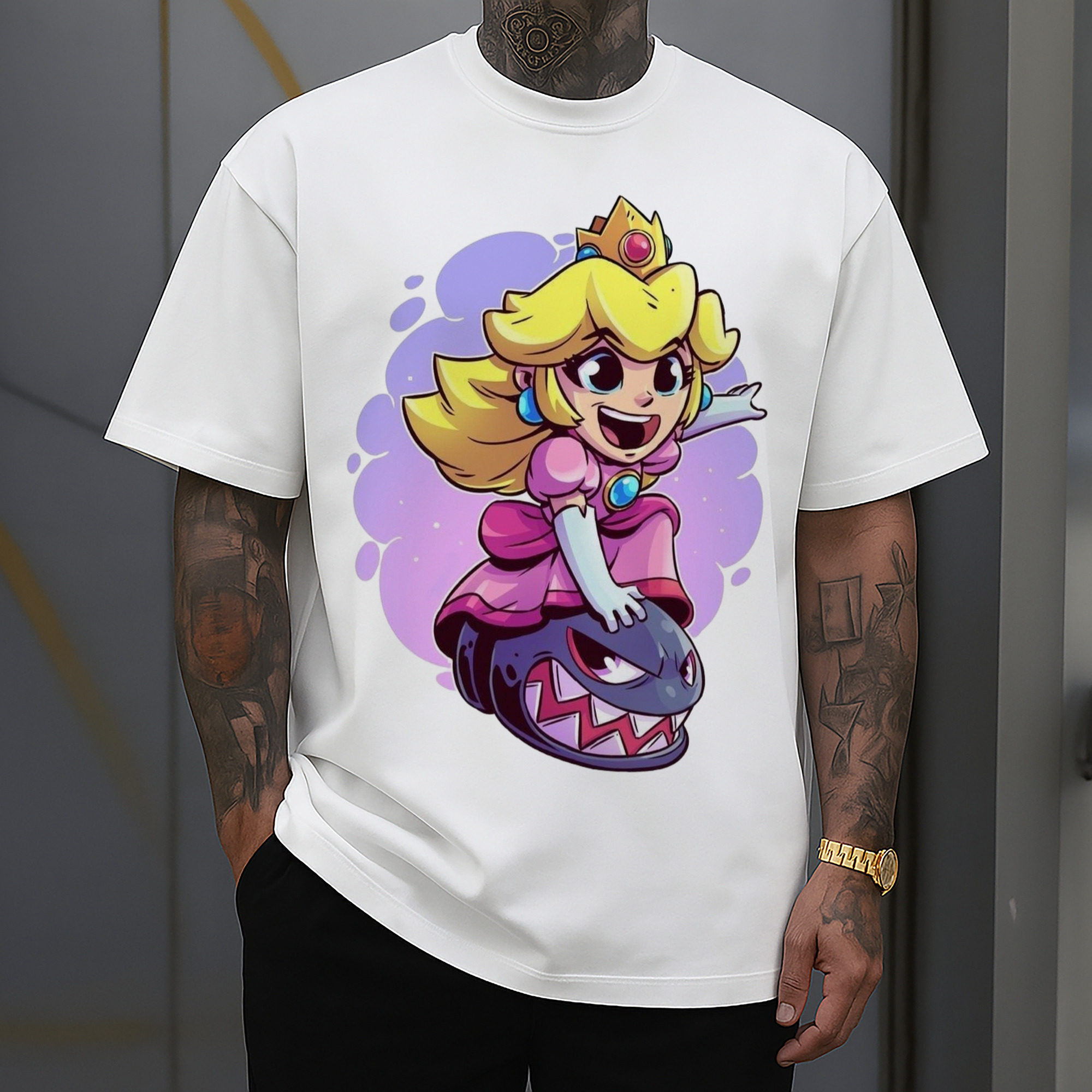 Nintendo princess peach cartoon t shirts