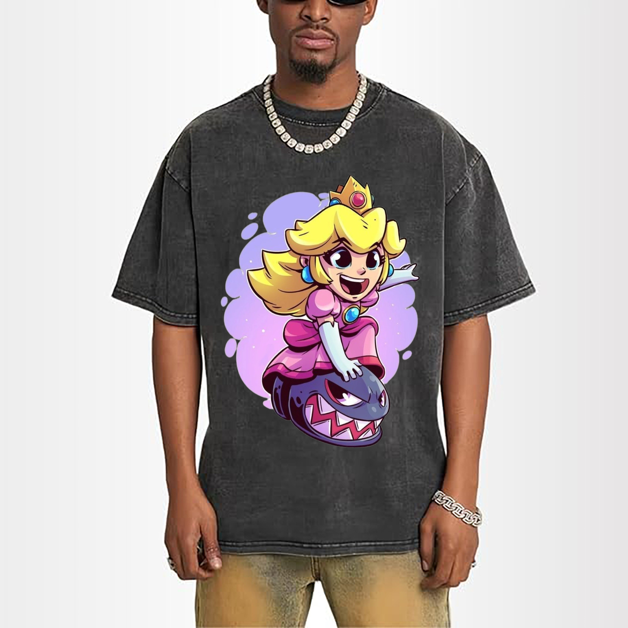 Nintendo princess peach cartoon t shirts