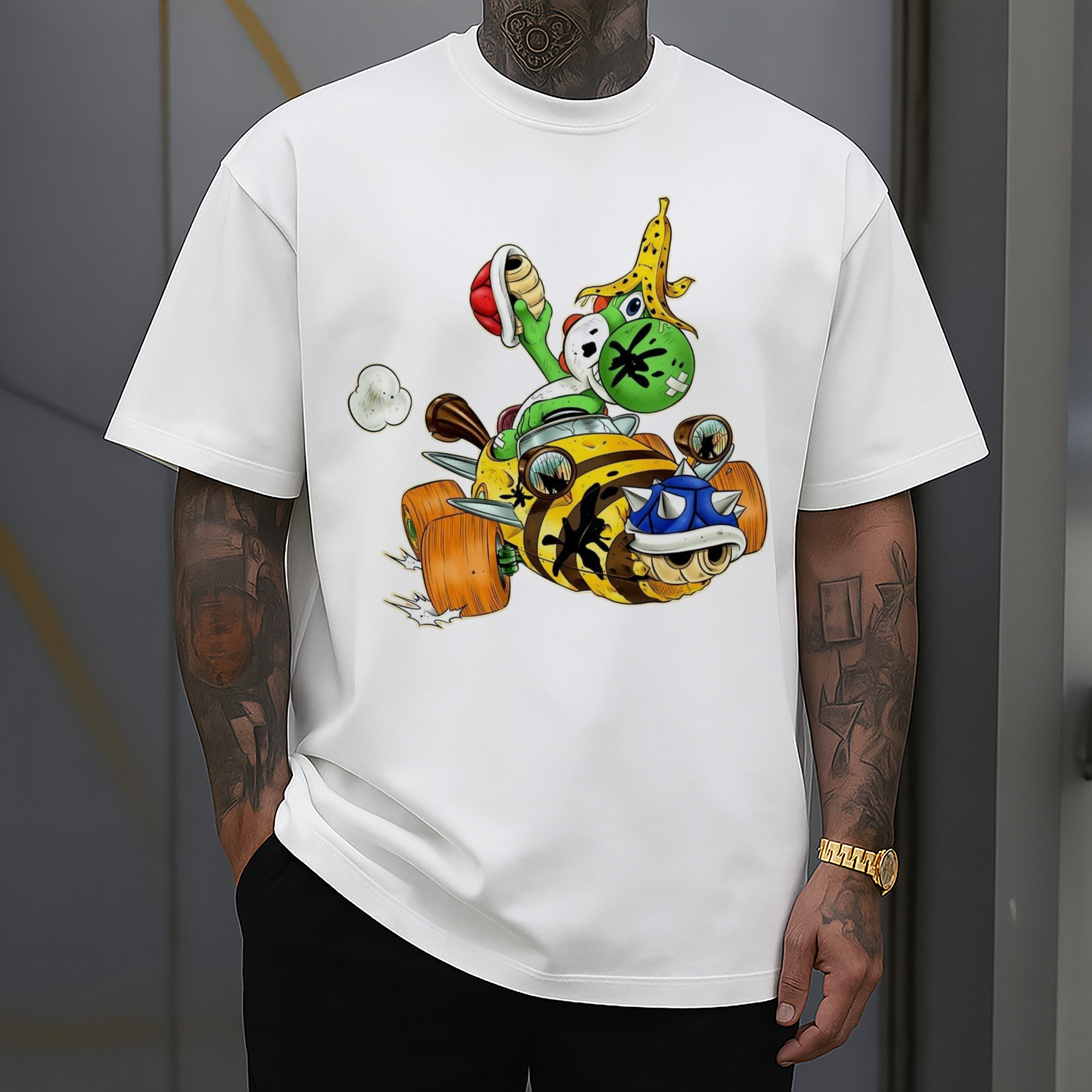 Super Mario Yoshi kart T-shirt