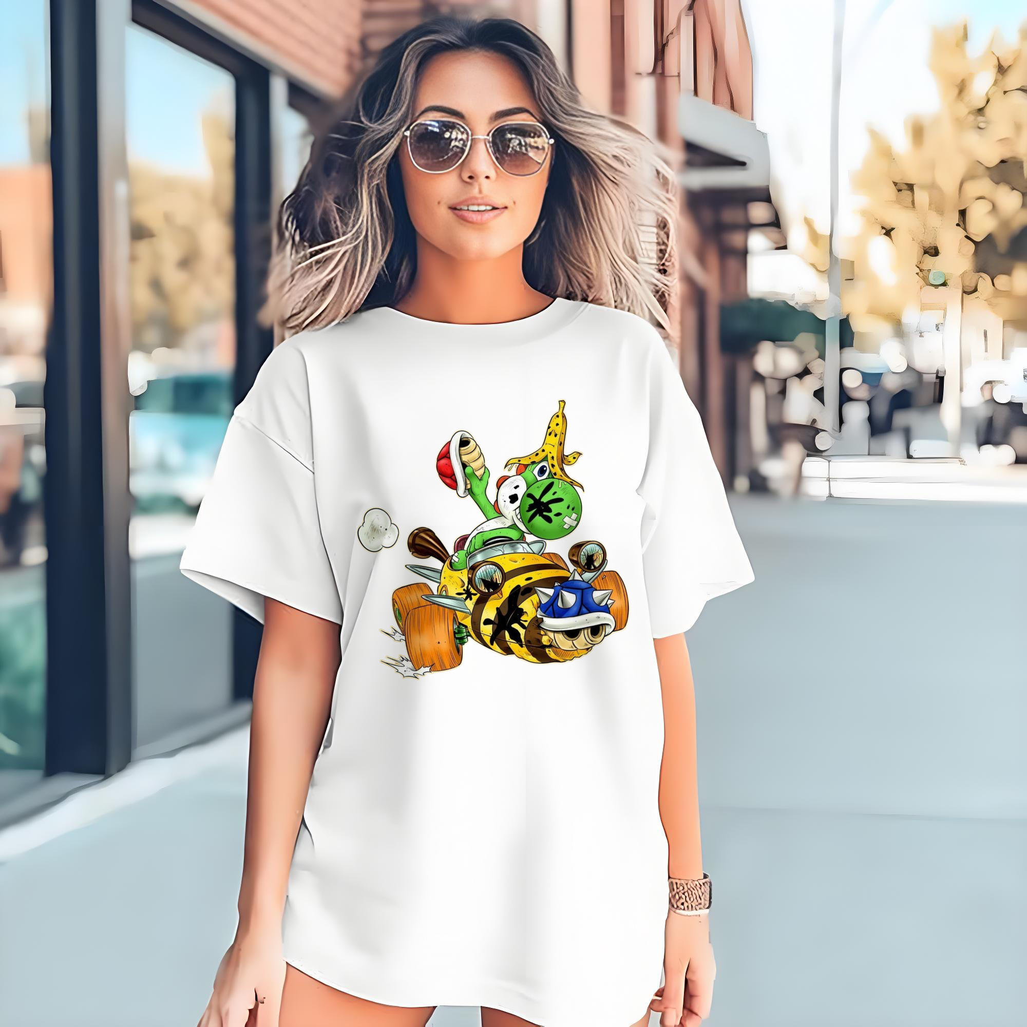 Super Mario Yoshi kart T-shirt