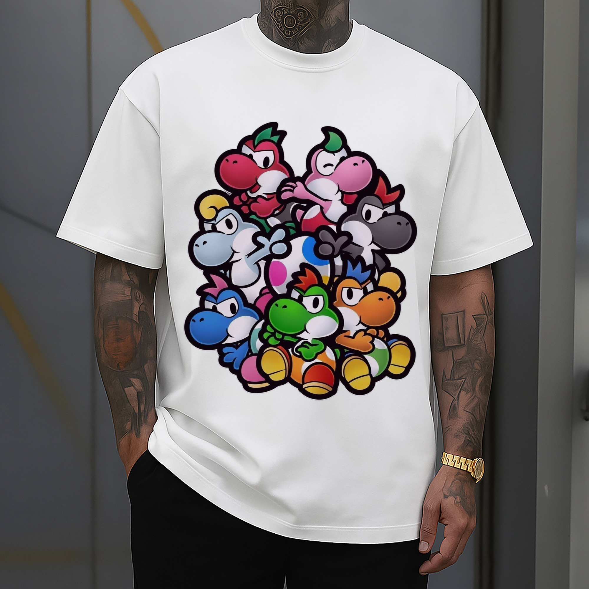 Super Mario Yoshi and friend's T-shirt