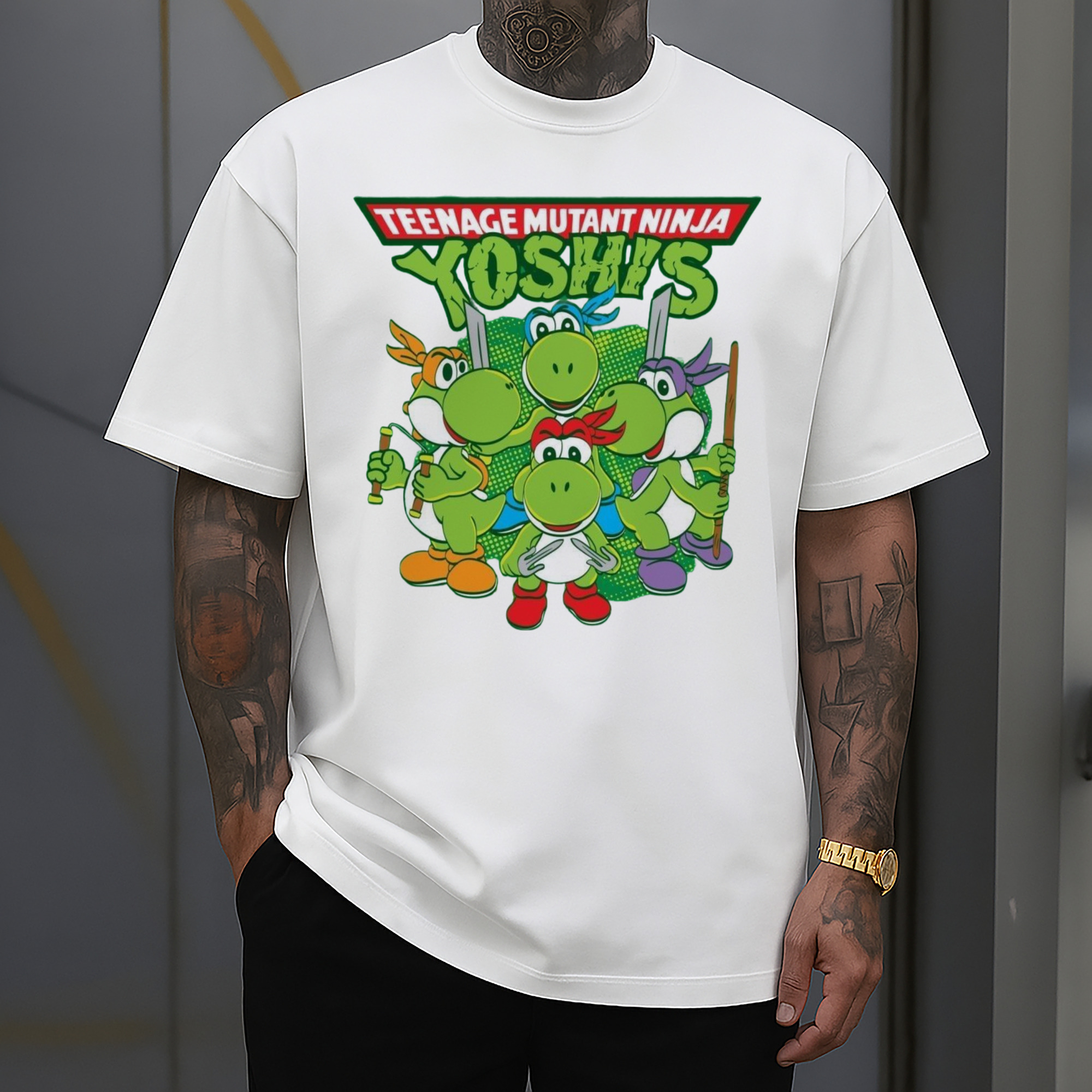 Nintendo Yoshi 'Teenage Mutant Ninja Turtles' t-shirt
