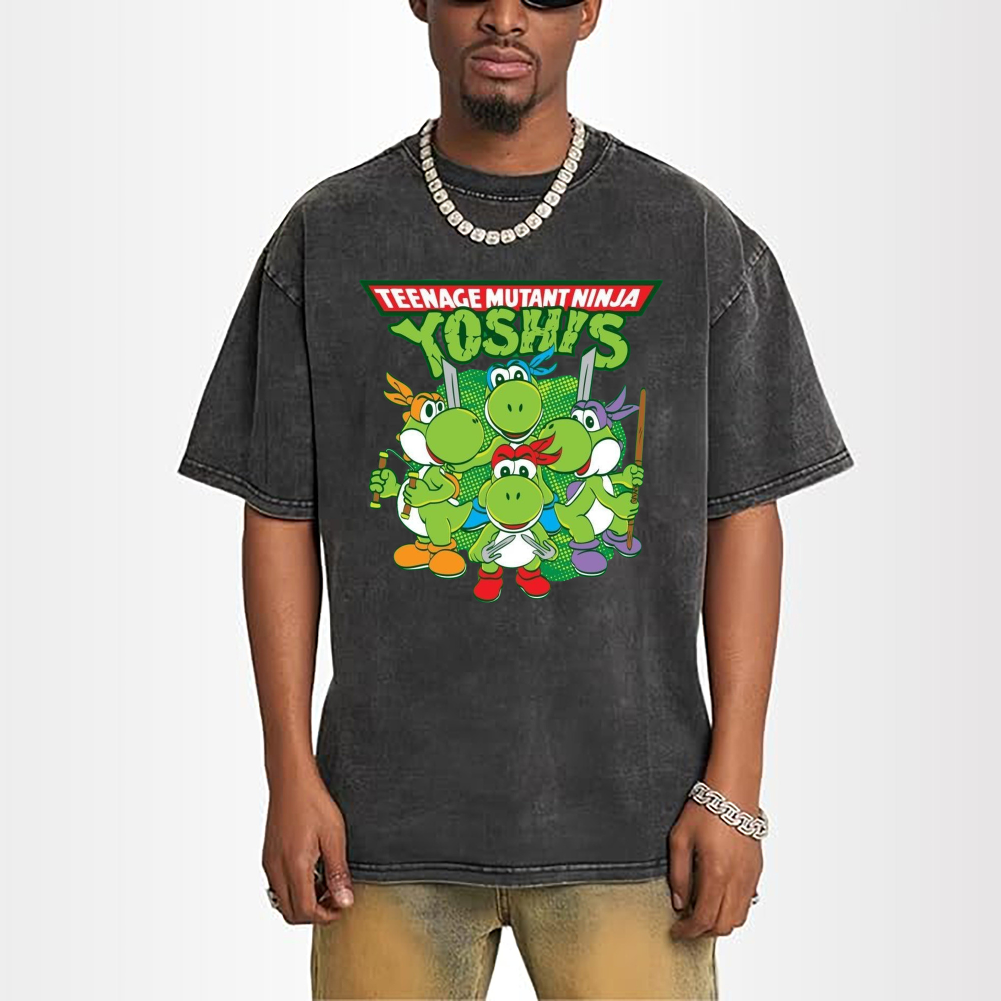 Nintendo Yoshi 'Teenage Mutant Ninja Turtles' t-shirt