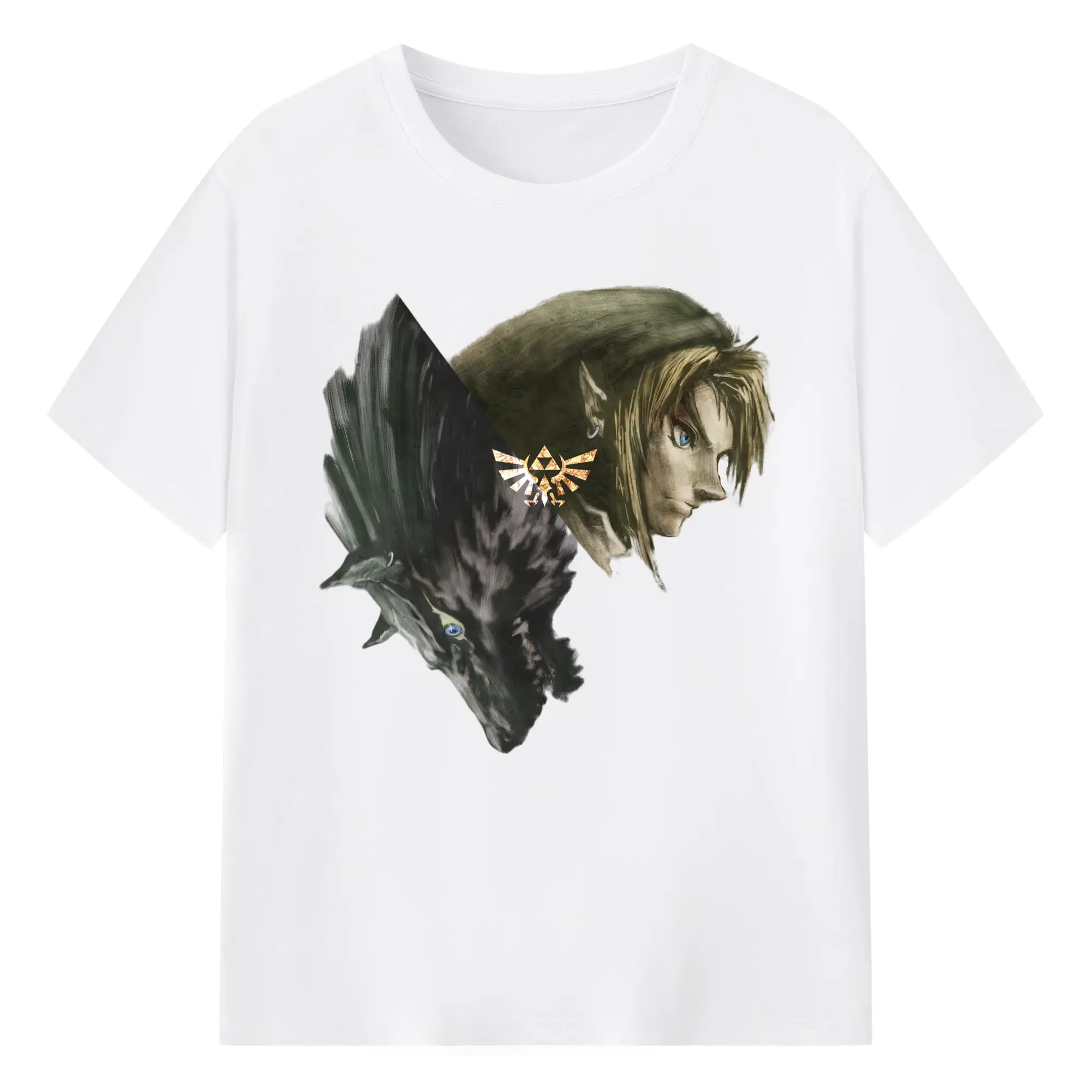Men&#039;s The Legend of Zelda Link graphic shirt - 180g Cotton T-Shirt With Front Heat Transfer Print – Soft, Lightweight, Fitted Design – Comfortable Casual Wear For Sports & Everyday Use