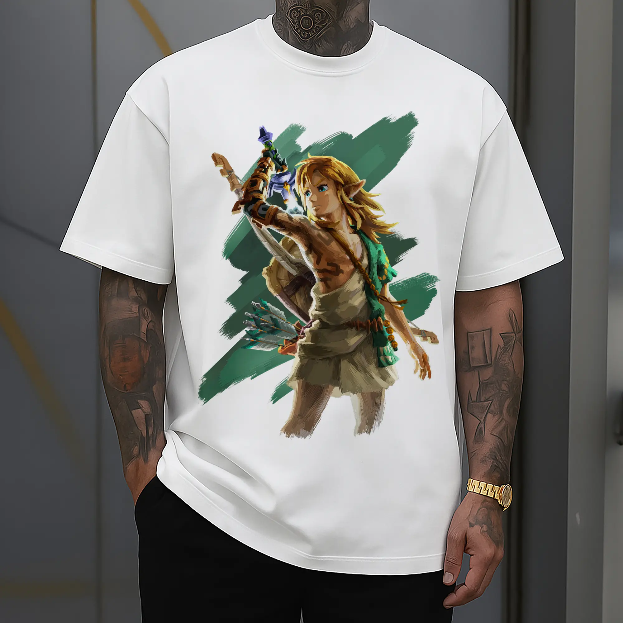 men&#039;s The Legend of Zelda Link t-shirt