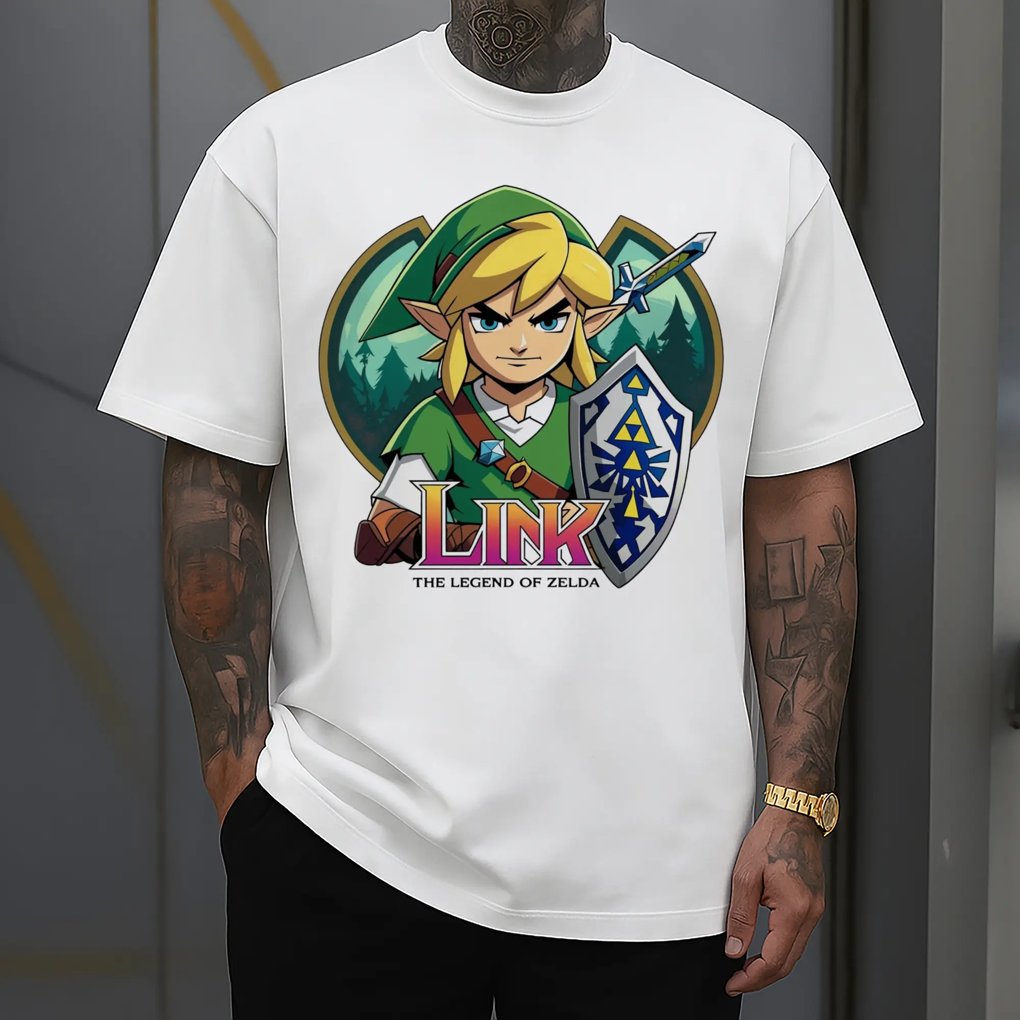 The Legend of Zelda Link cartoon shirt