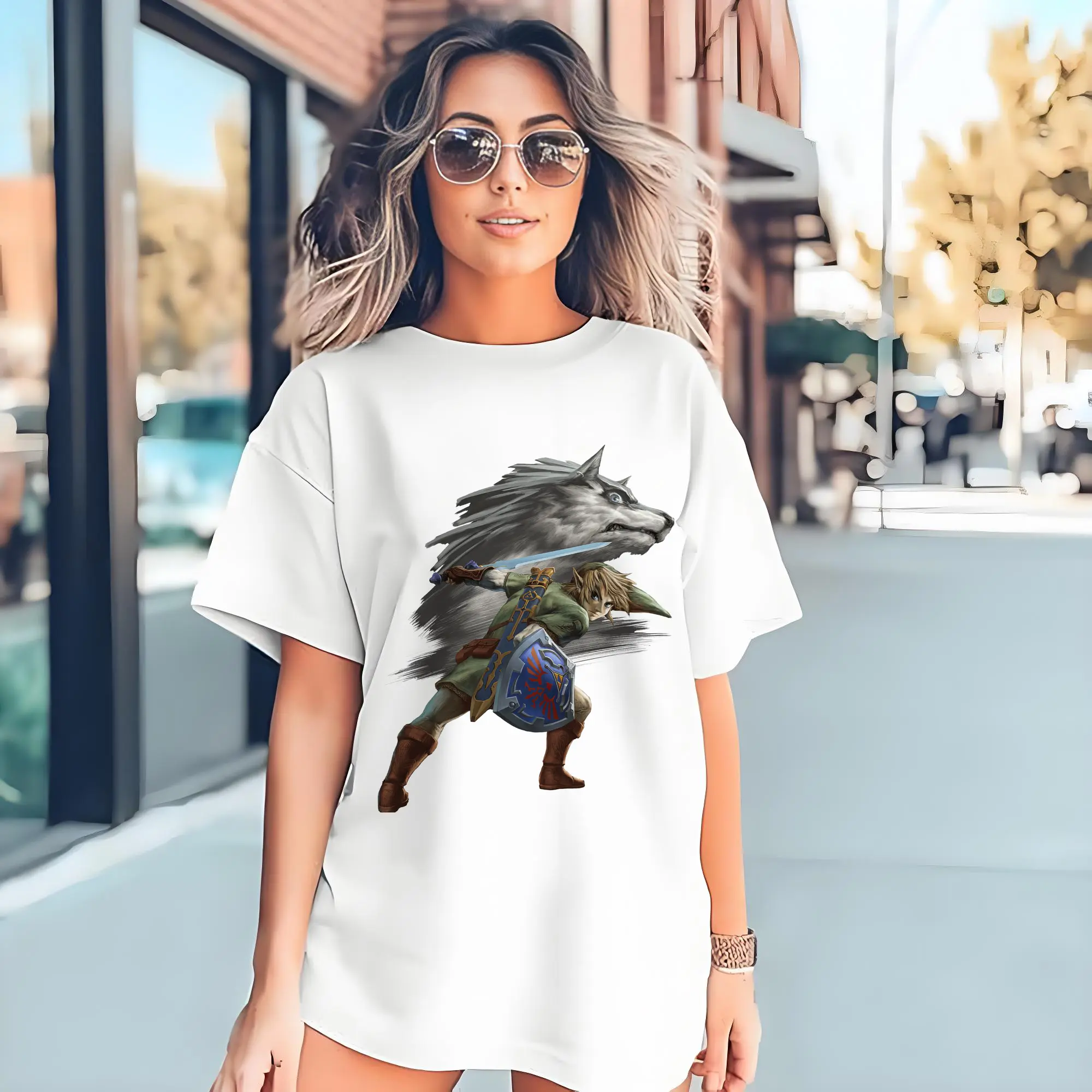 The Legend of Zelda Link painting t-shirt