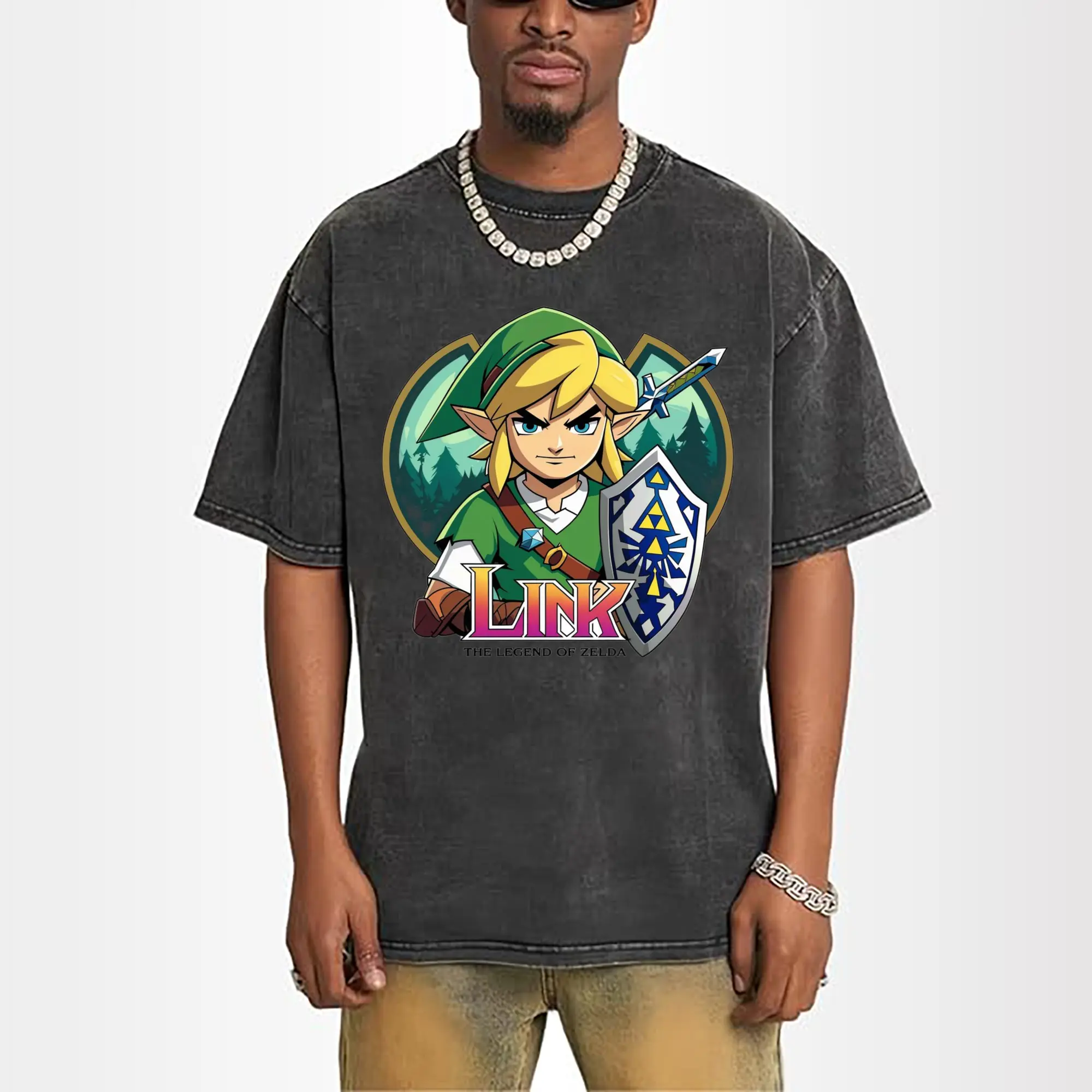 The Legend of Zelda Link cartoon shirt