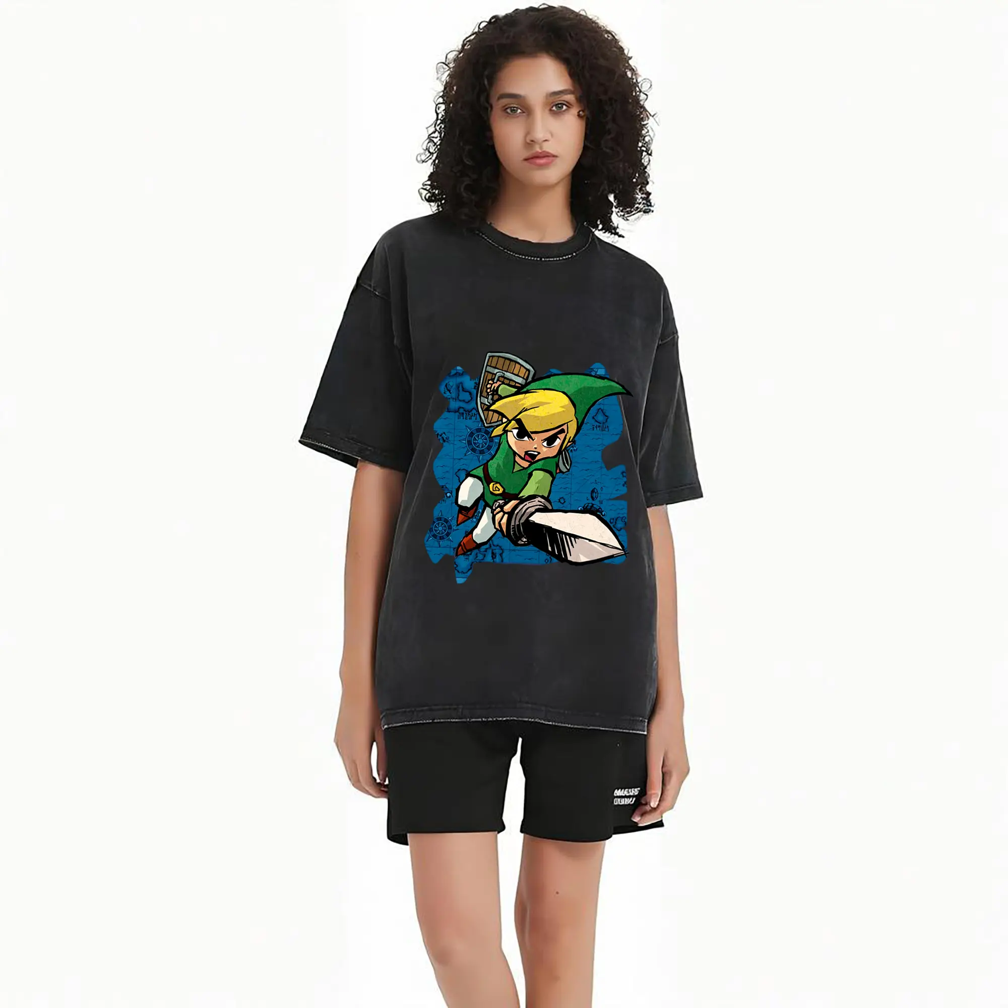 the legend of zelda link graphic shirt