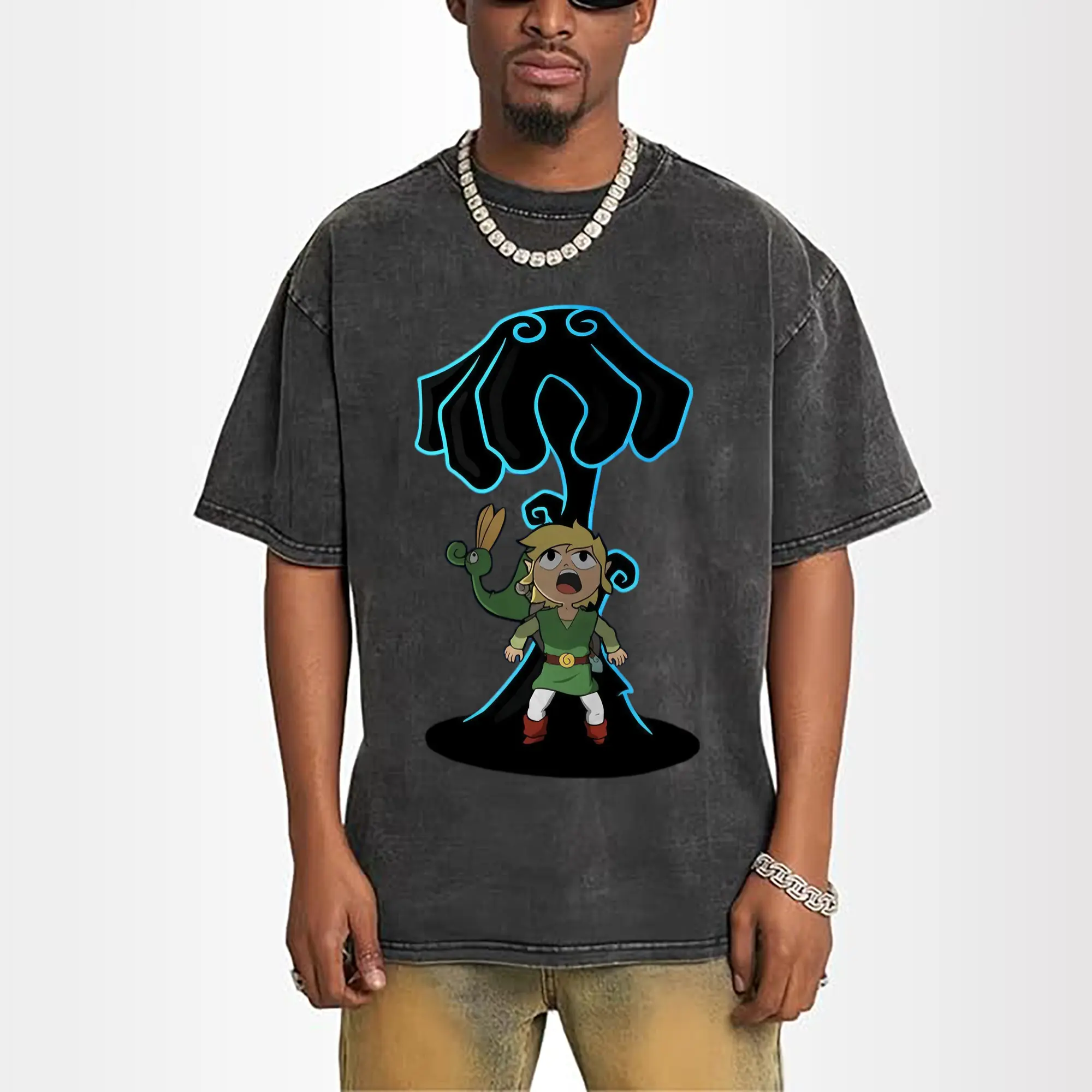 the legend of zelda link graphic t-shirt