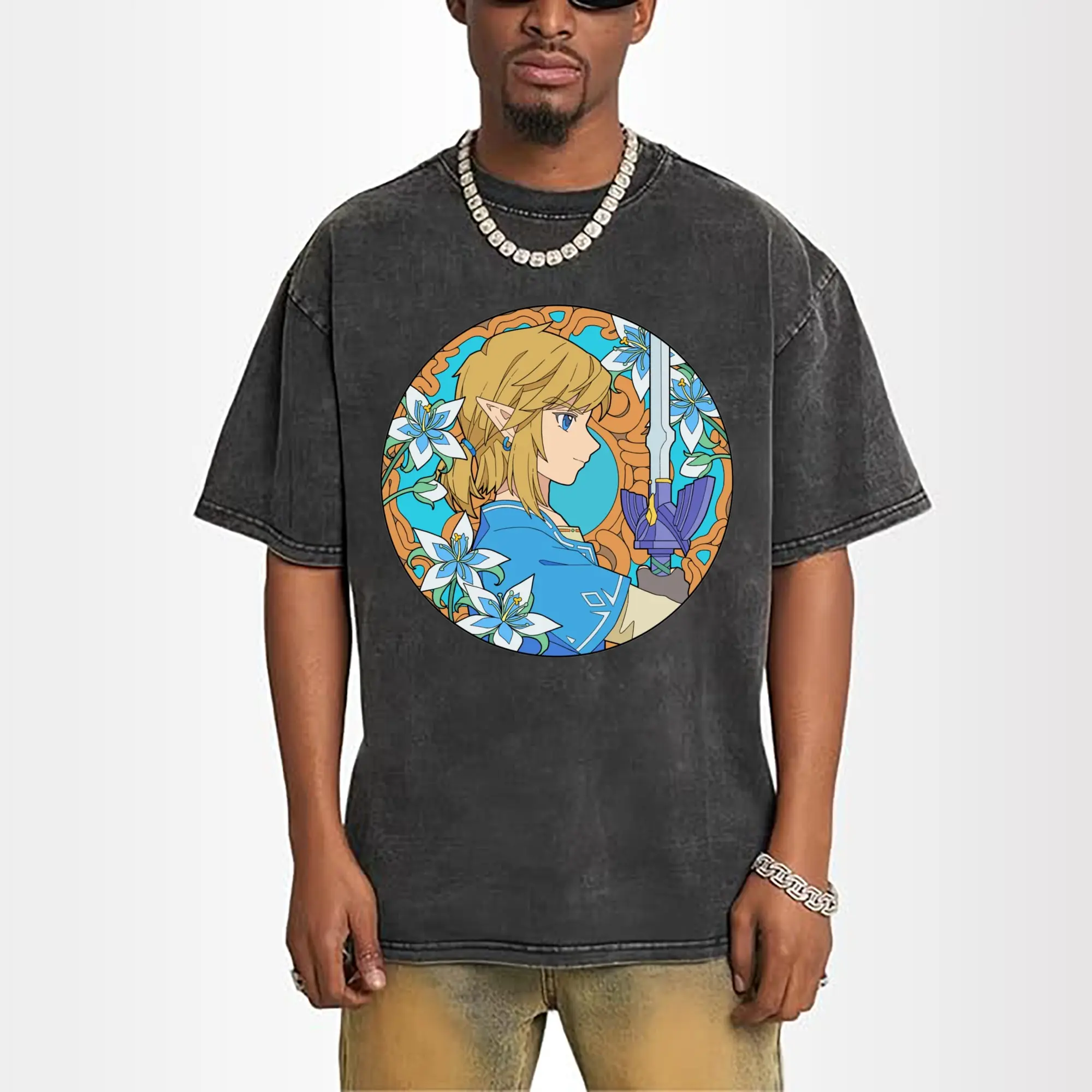 The Legend of Zelda Link painting icon shirt