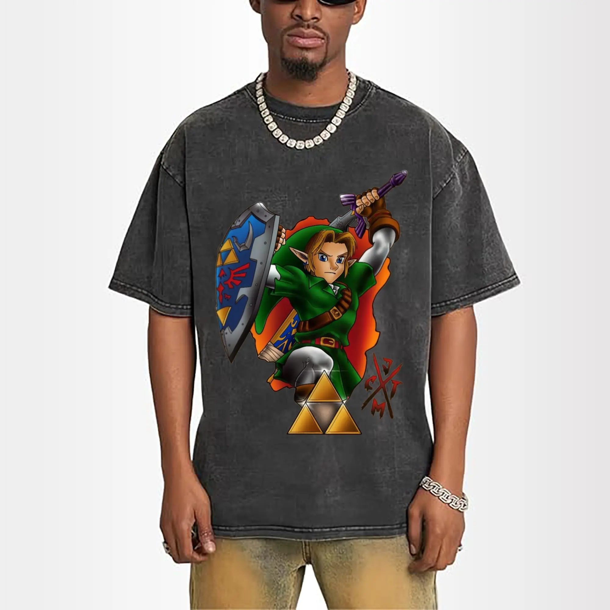 vintage the legend of zelda link shirt​