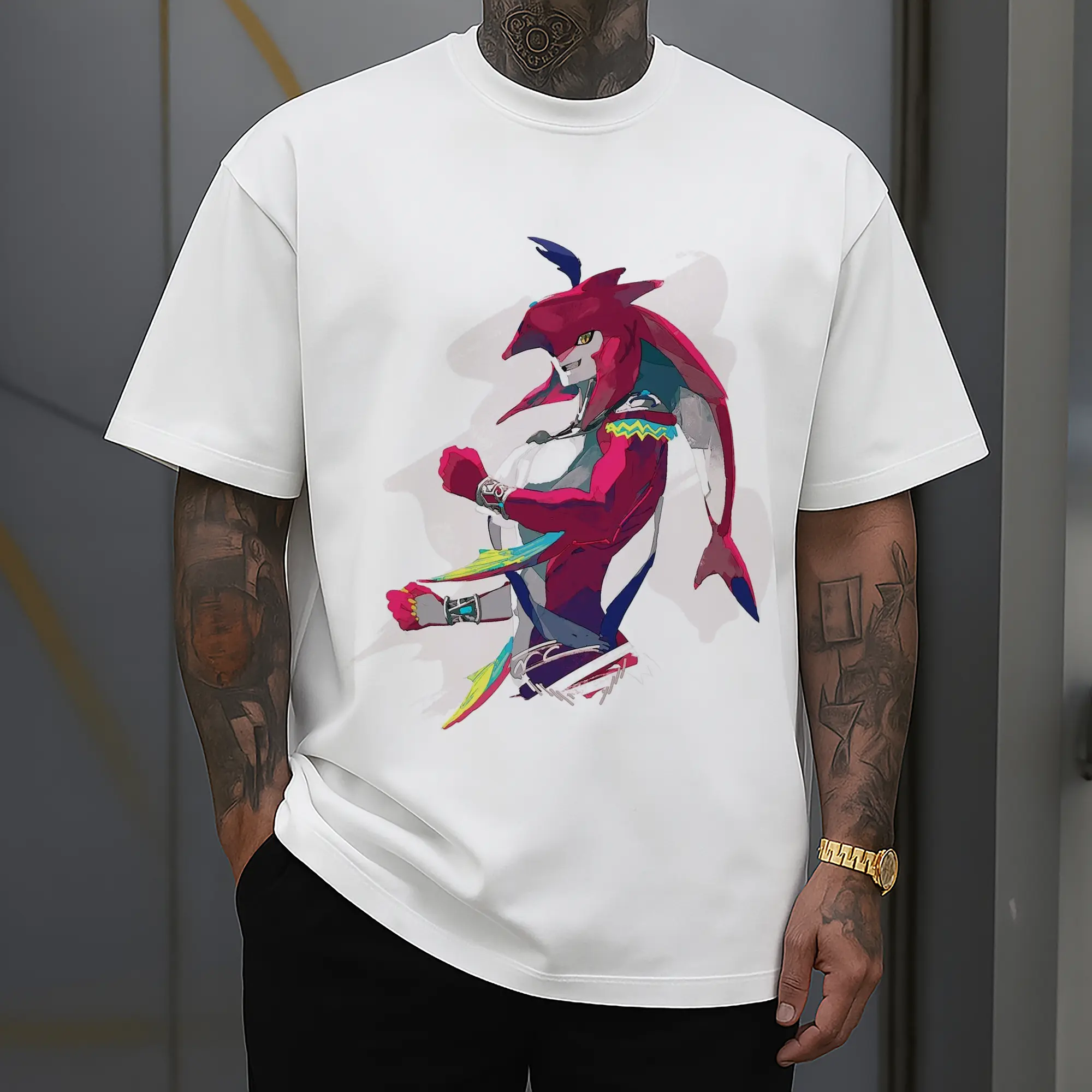the legend of zelda Sidon t-shirt
